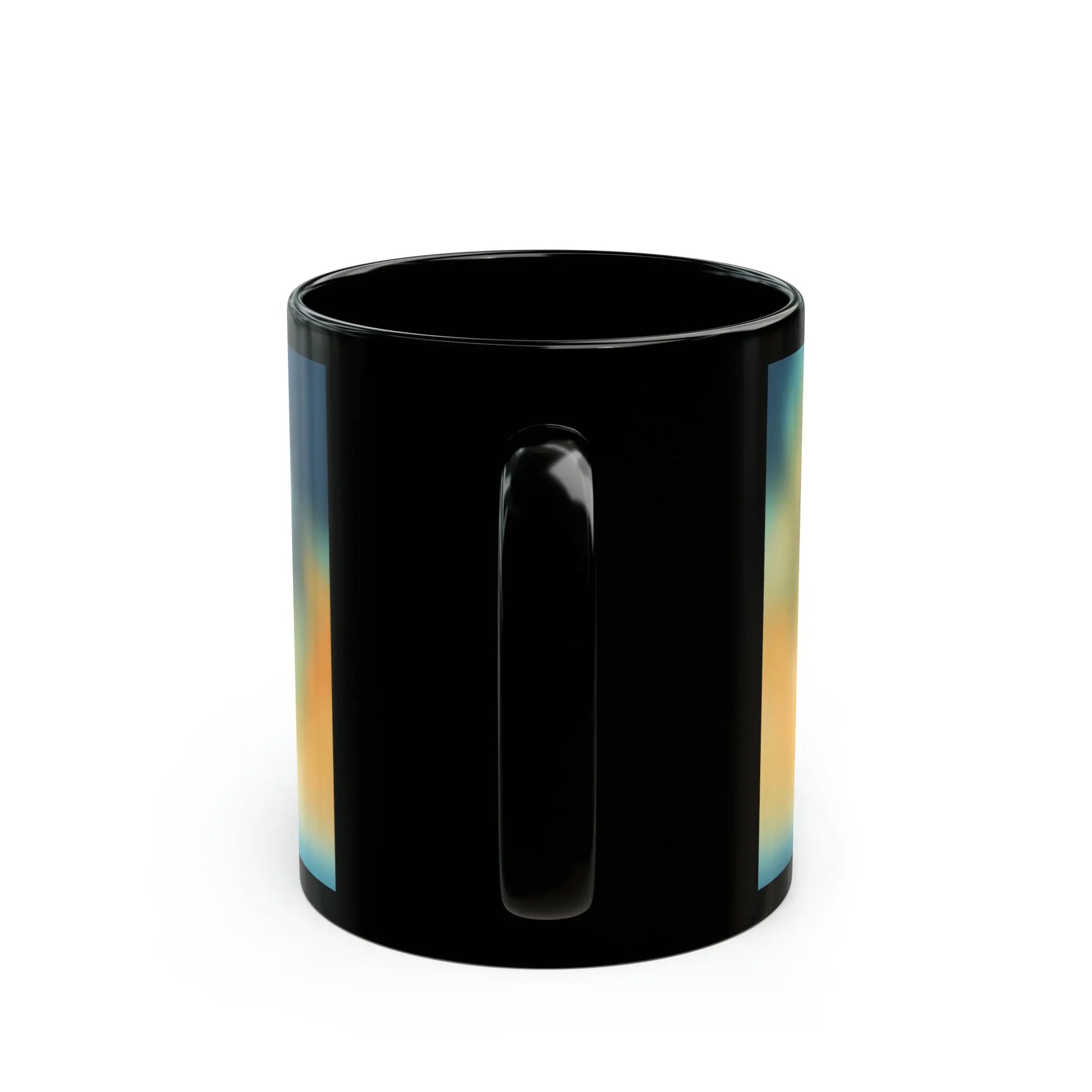 Orange Butterfly Ceramic Coffee Mug  (Black |11oz) -  Thirstique