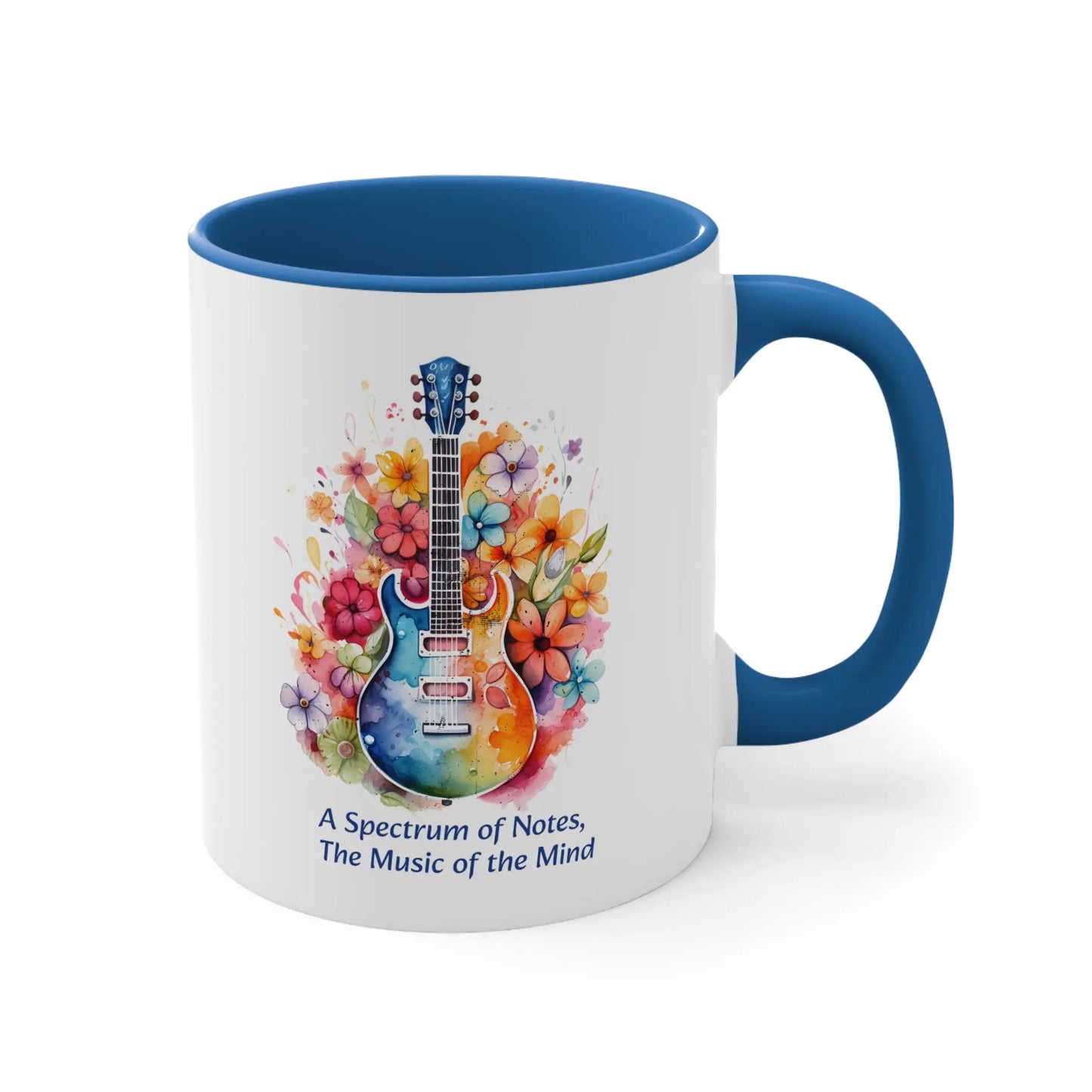 A Spectrum of Notes, The Music of the Mind - Autism Awareness Mug (White with Accent Colour | 11oz) -  Thirstique