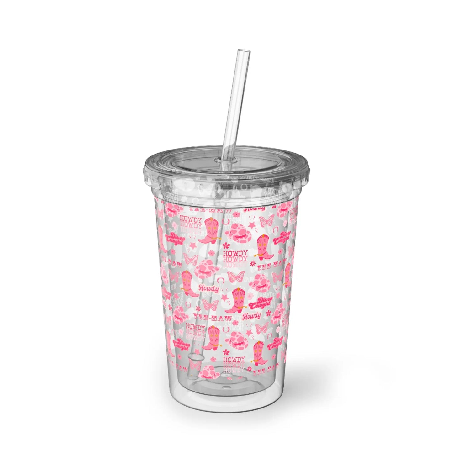 Disco Cowgirl Iced Coffee Cup (16oz) -  Thirstique