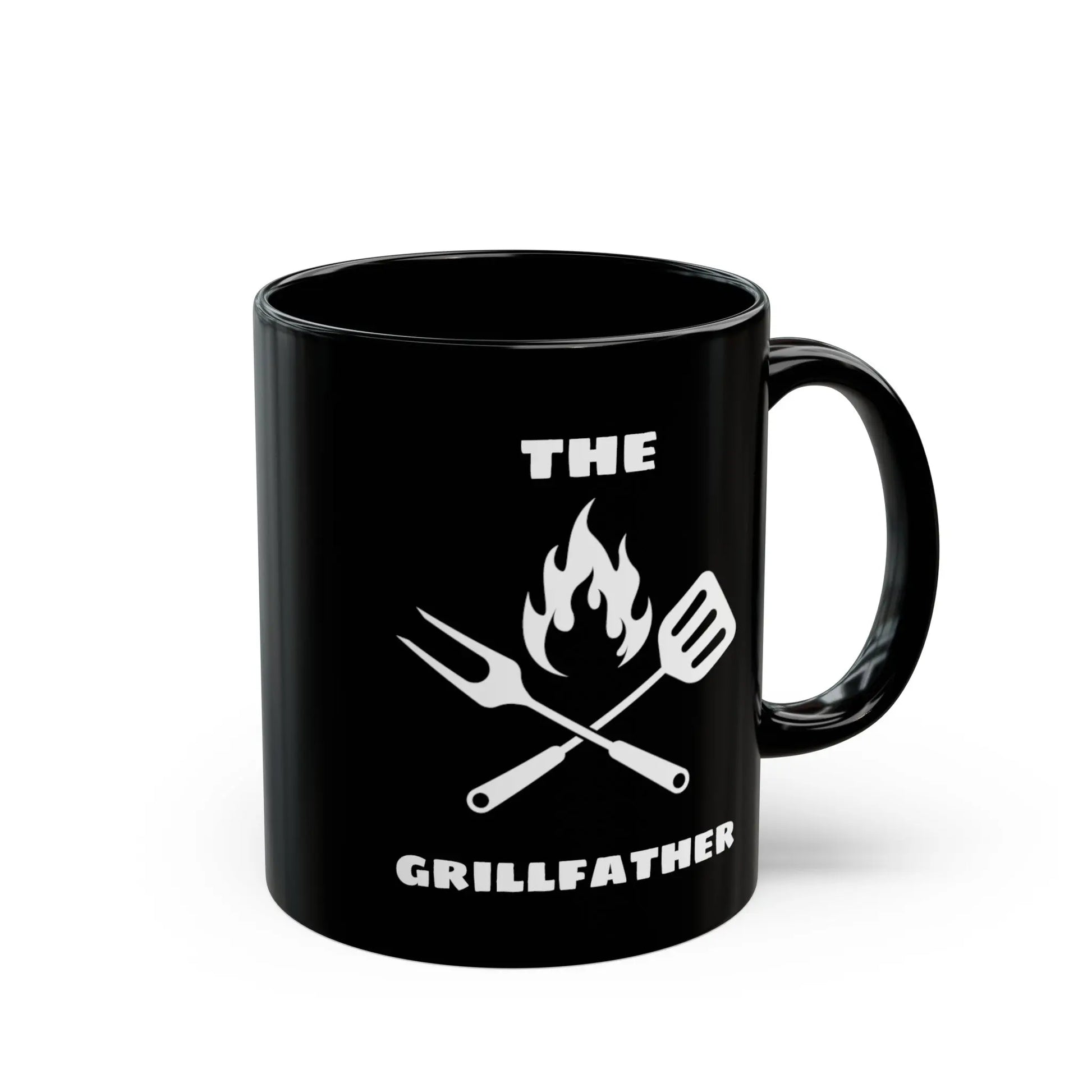 The Grillfather BBQ Mug Black Ceramic Mug (11oz, 15oz) -  Thirstique