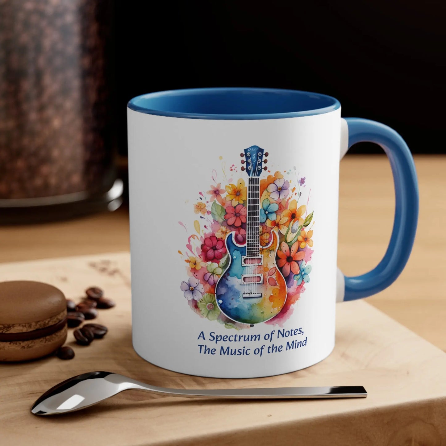 A Spectrum of Notes, The Music of the Mind - Autism Awareness Mug (White with Accent Colour | 11oz) -  Thirstique