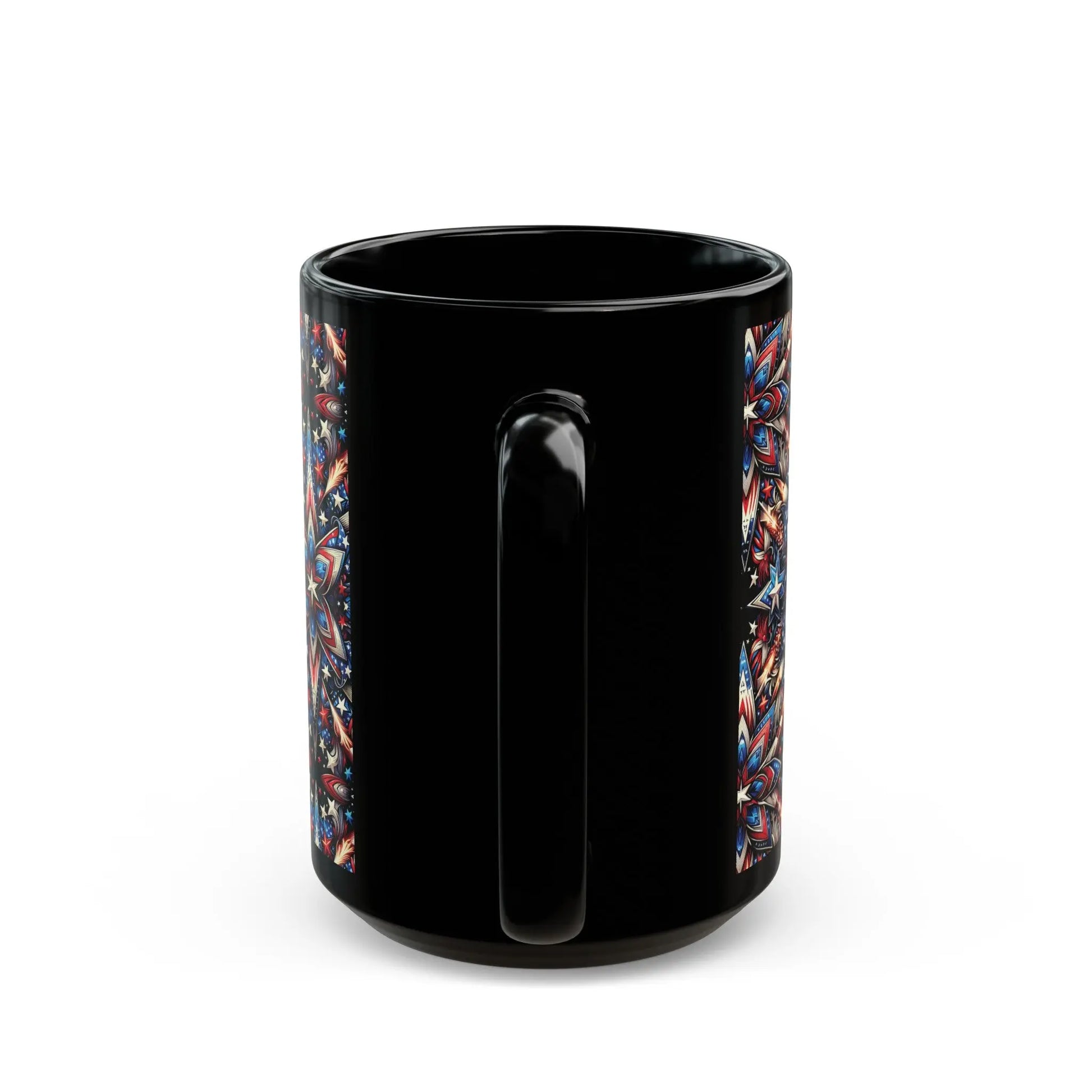 American Dreamcatcher Black Ceramic Mug (11oz, 15oz) -  Thirstique