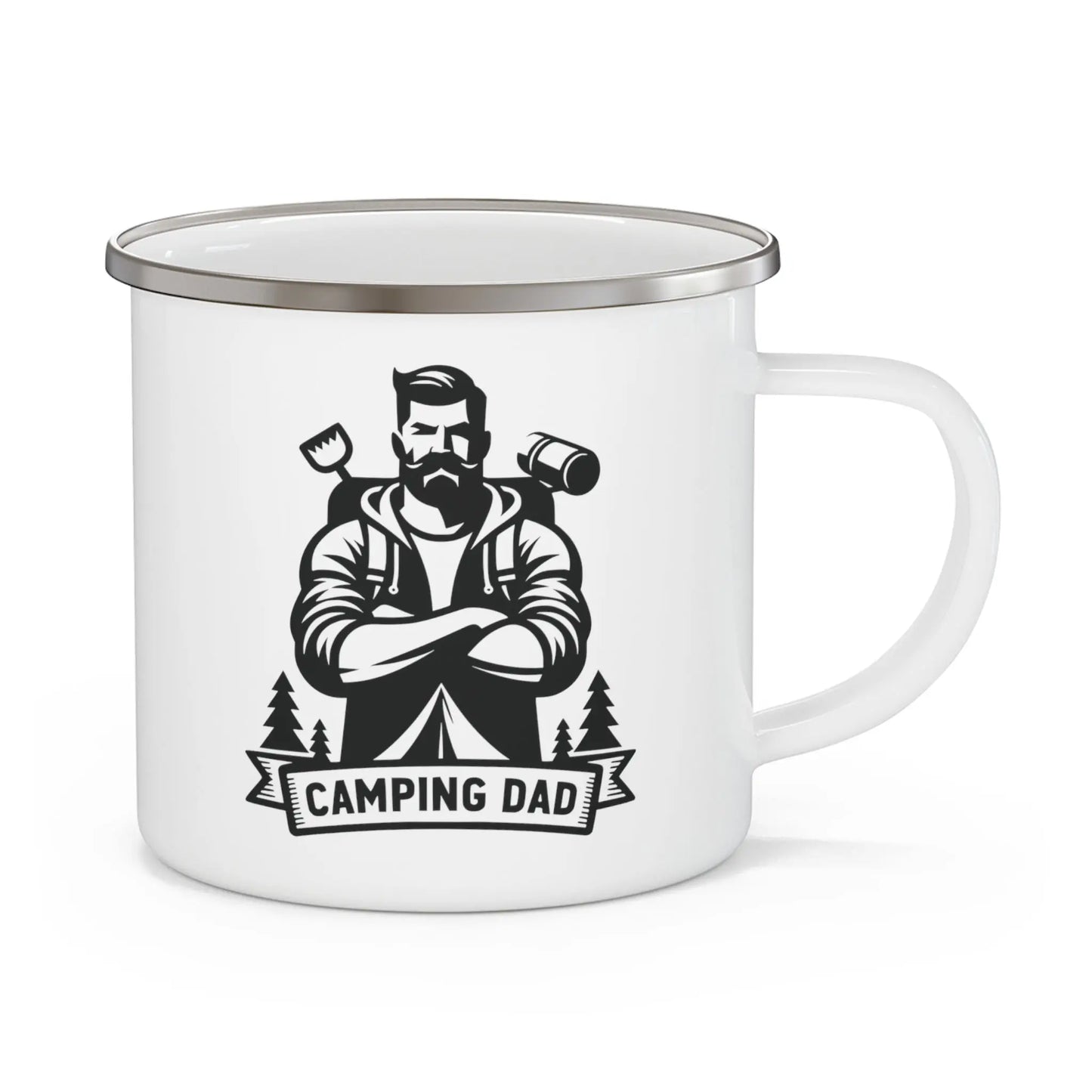 Camping Dad Enamel Camping Mug (12oz) -  Thirstique