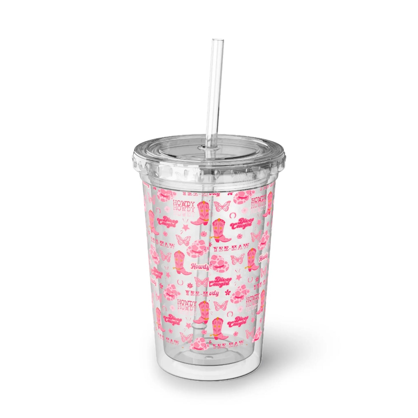 Disco Cowgirl Iced Coffee Cup (16oz) -  Thirstique