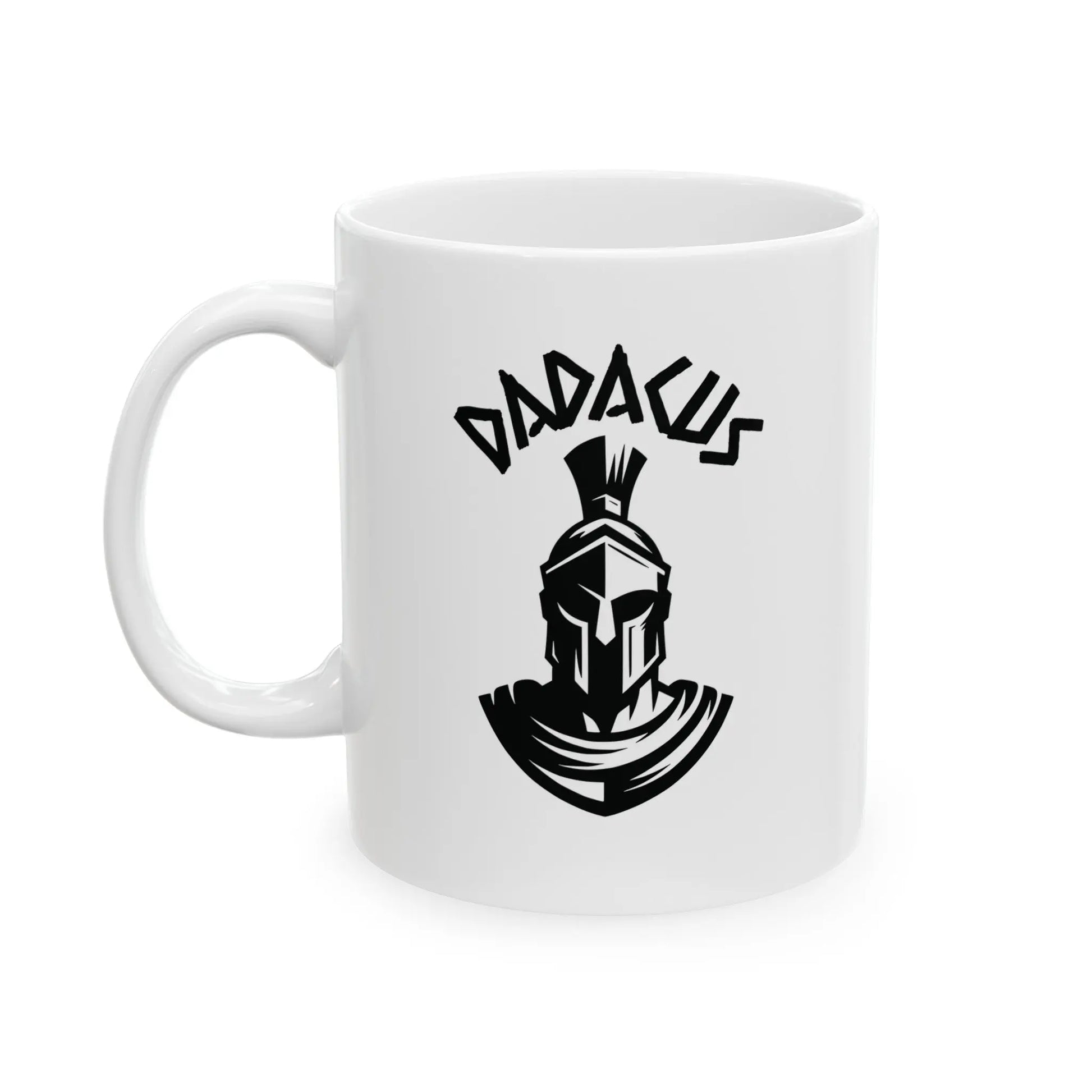 Dadacus Warrior White Ceramic Mug  (11oz, 15oz) -  Thirstique