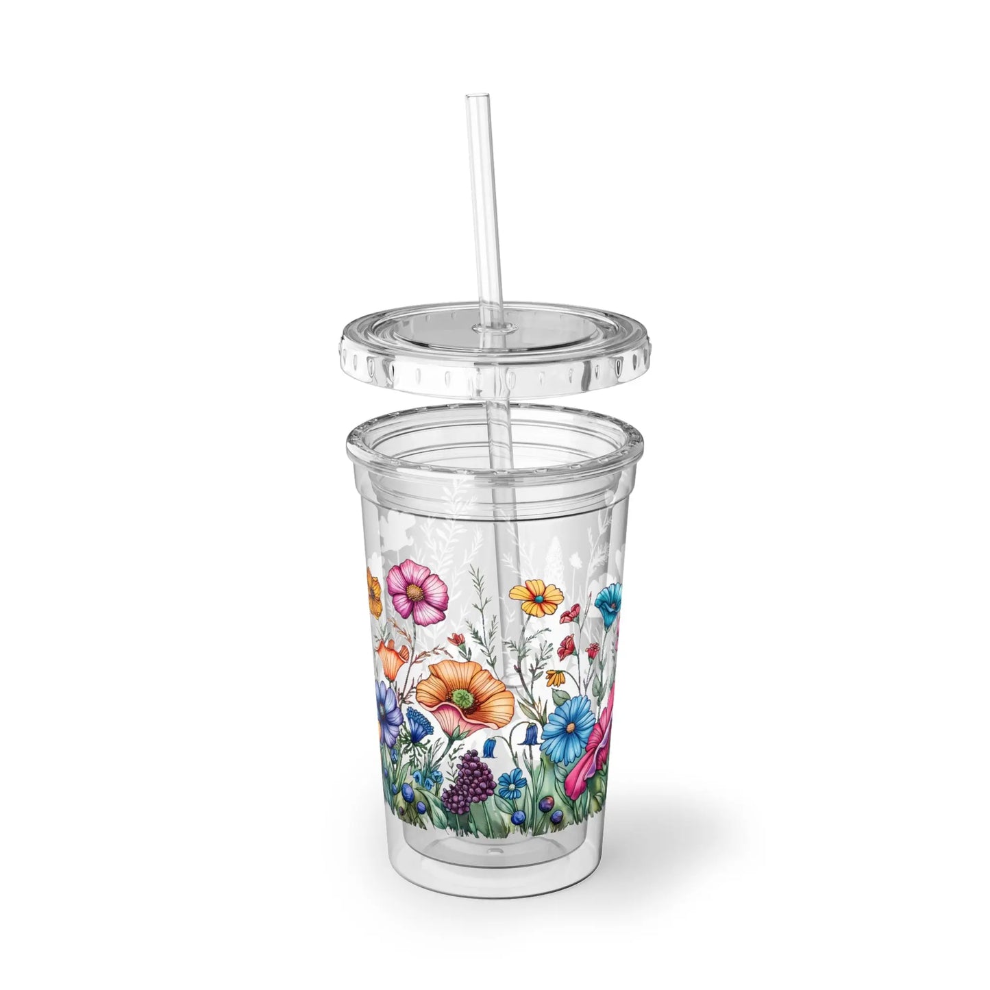 Wildflowers Insulated Coffee Cup (16oz) -  Thirstique