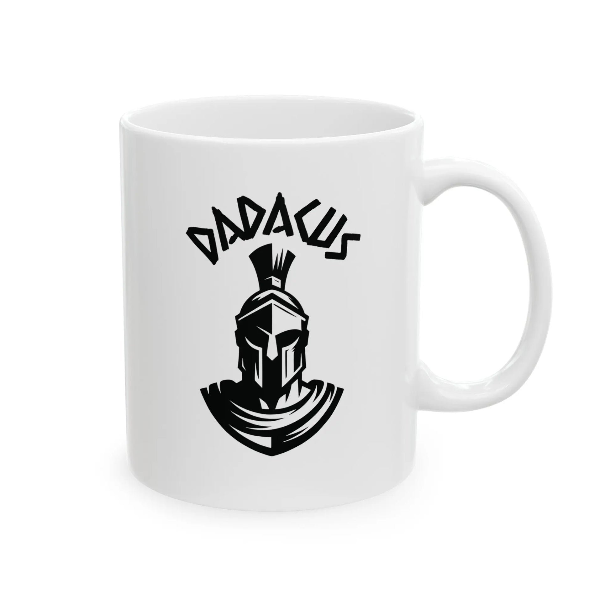 Dadacus Warrior White Ceramic Mug  (11oz, 15oz) -  Thirstique