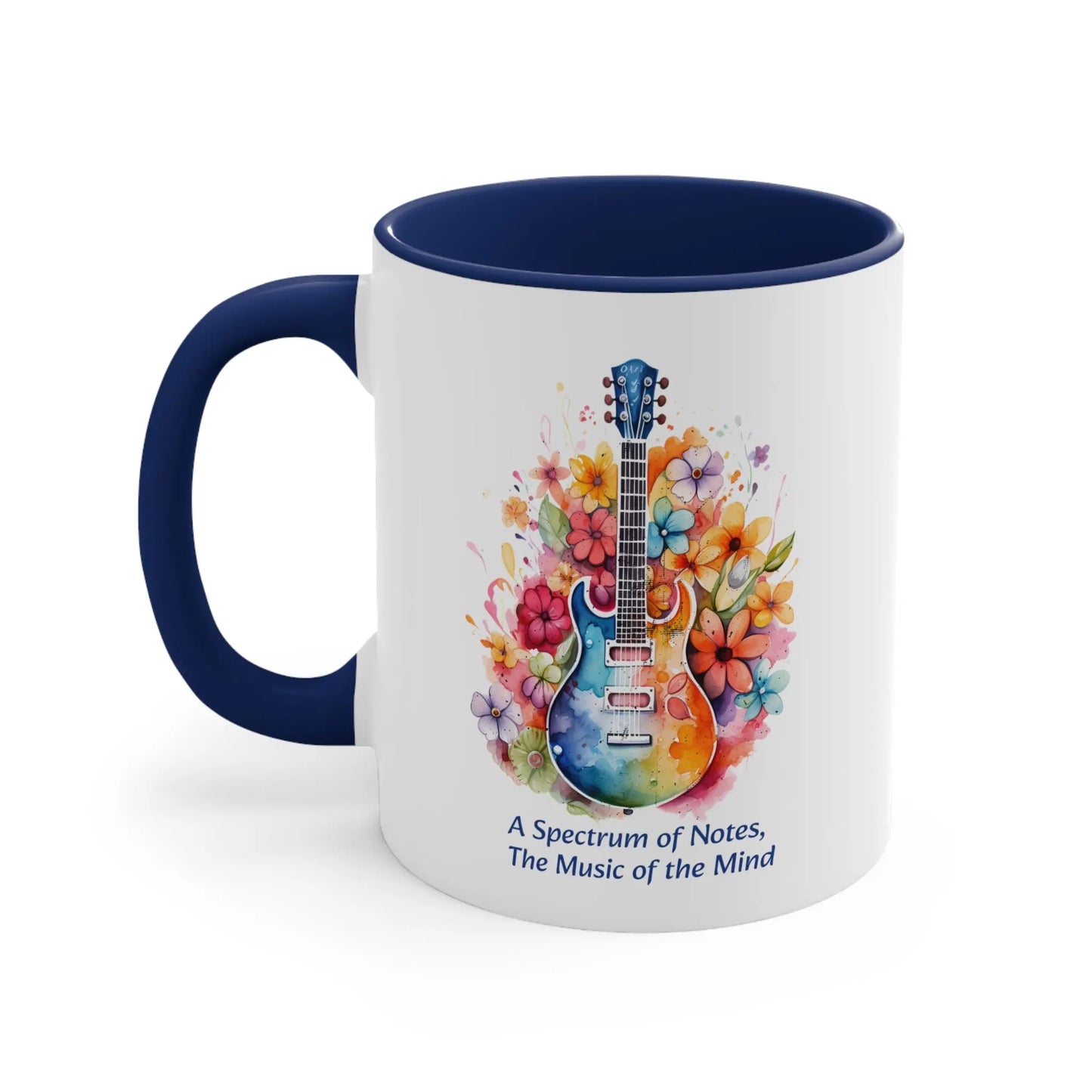 A Spectrum of Notes, The Music of the Mind - Autism Awareness Mug (White with Accent Colour | 11oz) -  Thirstique