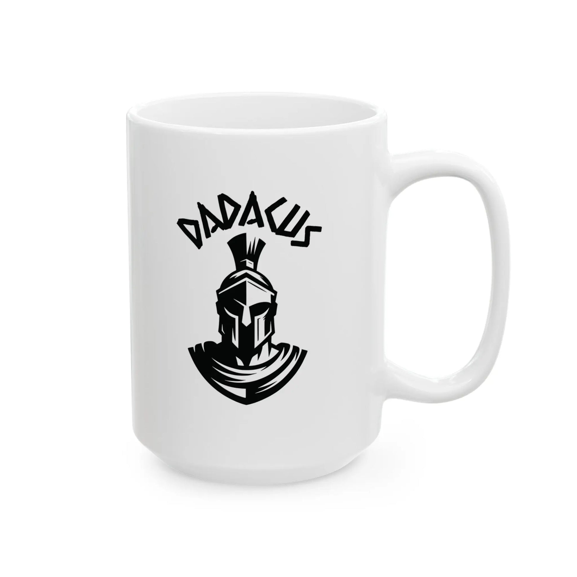 Dadacus Warrior White Ceramic Mug  (11oz, 15oz) -  Thirstique