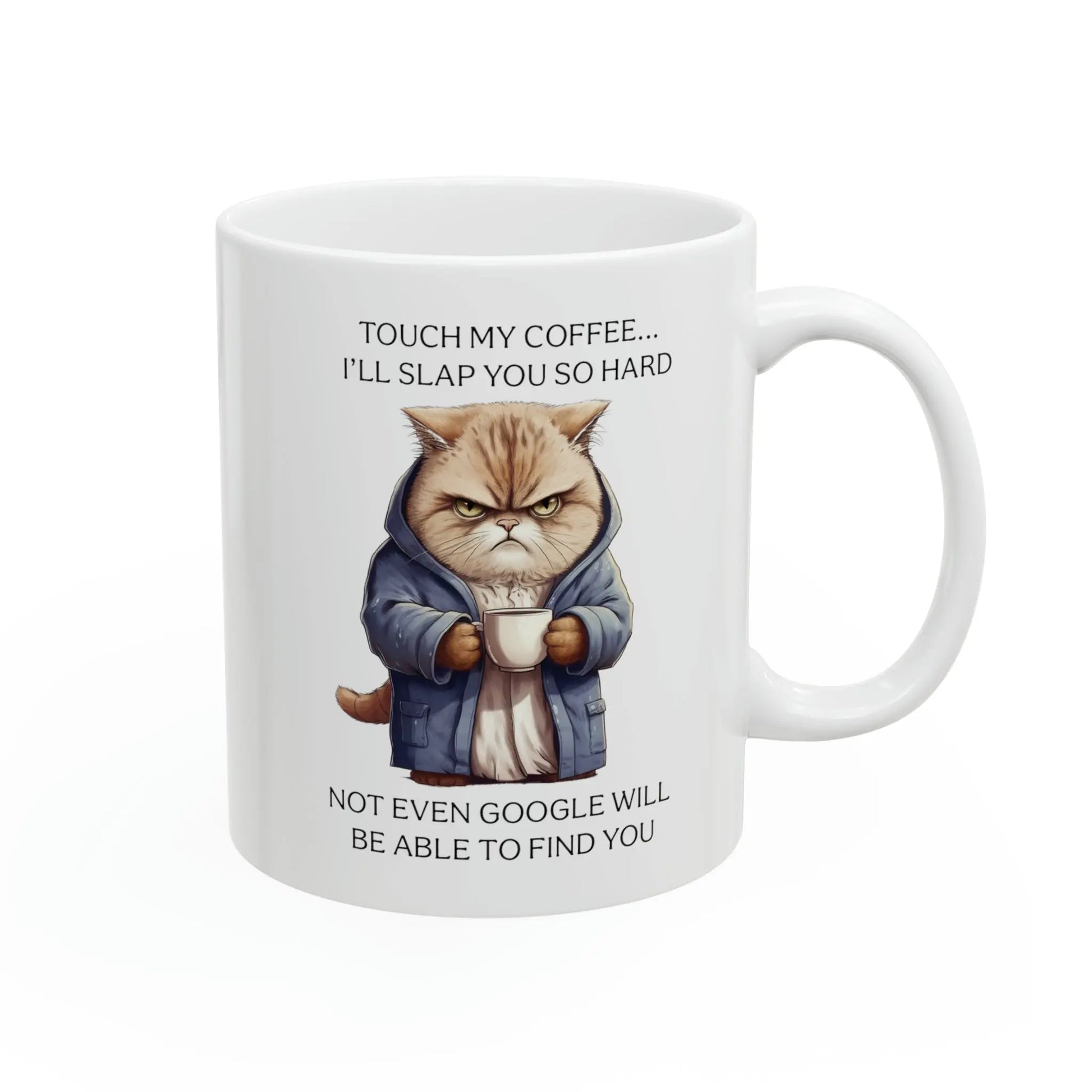 "Google wont be able to find you" Ceramic Coffee Mug (White | 11oz) -  Thirstique