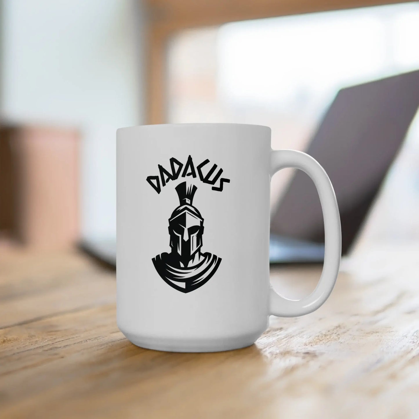 Dadacus Warrior White Ceramic Mug  (11oz, 15oz) -  Thirstique