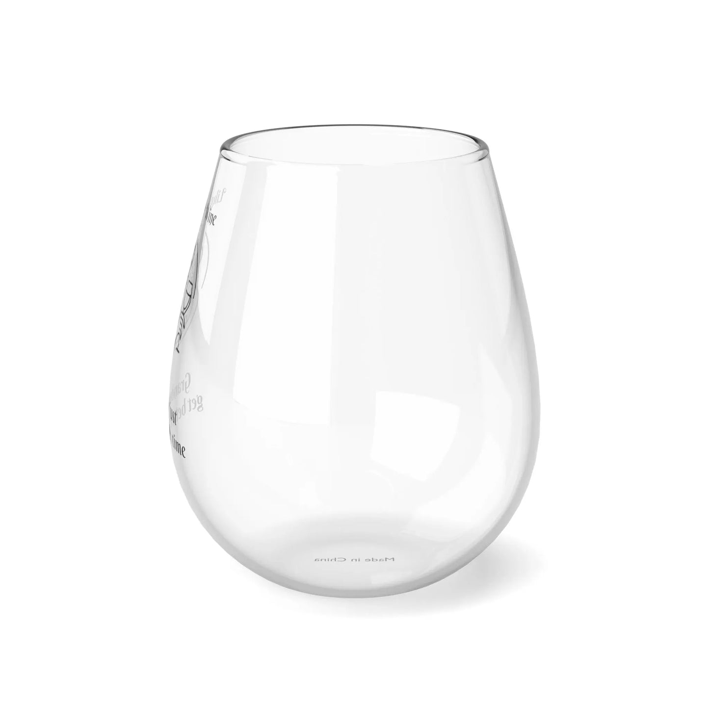 Vintage Charm Grandma Stemless Wine Glass (11.75oz) -  Thirstique