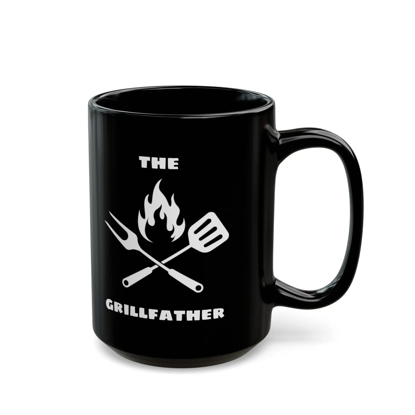 The Grillfather BBQ Mug Black Ceramic Mug (11oz, 15oz) -  Thirstique