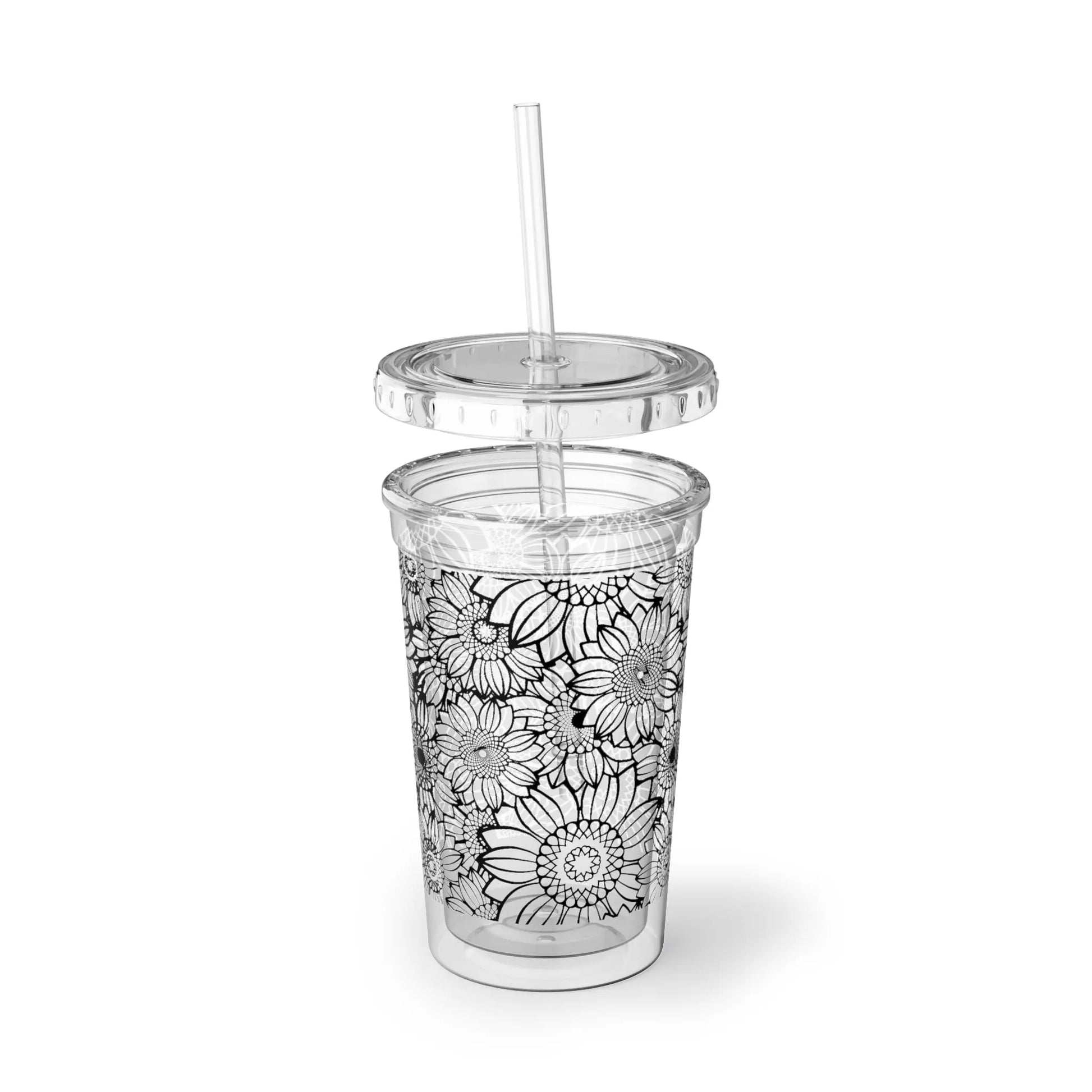 Midnight Sunflower Iced Coffee Cup (16oz ) -  Thirstique