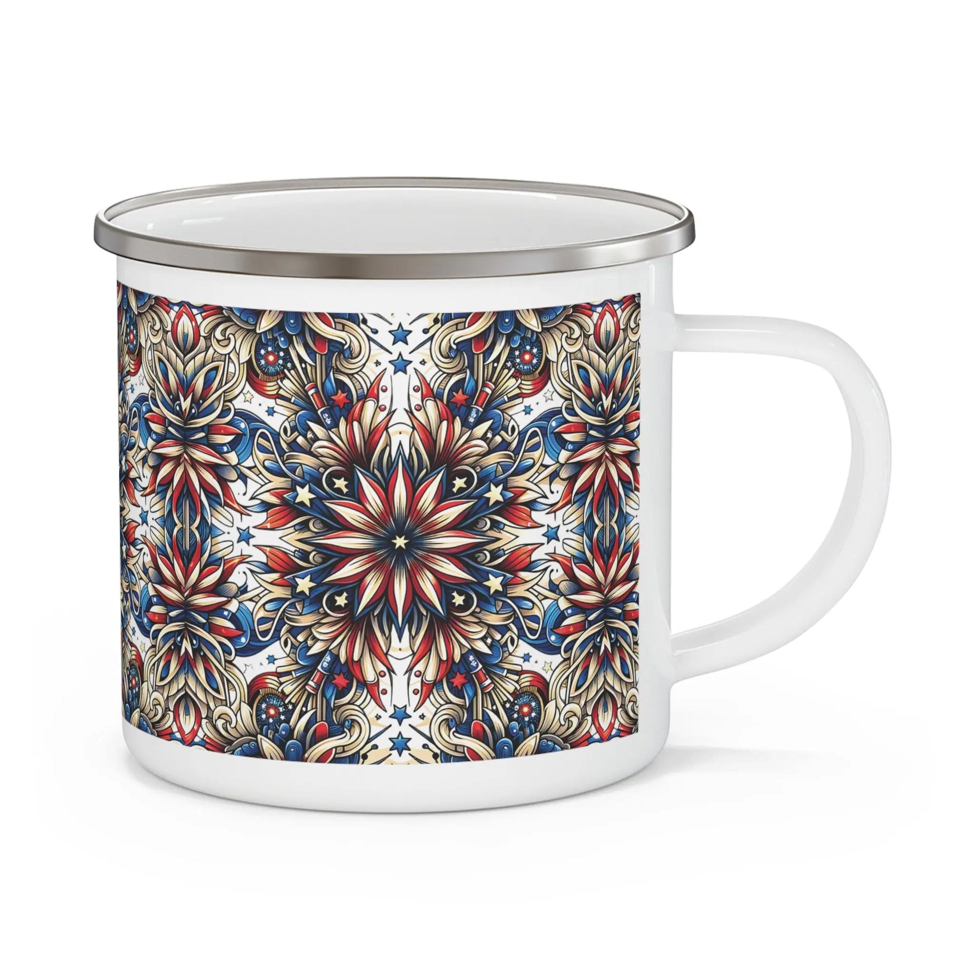 Liberty Bloom Enamel Camping Mug (12oz) -  Thirstique