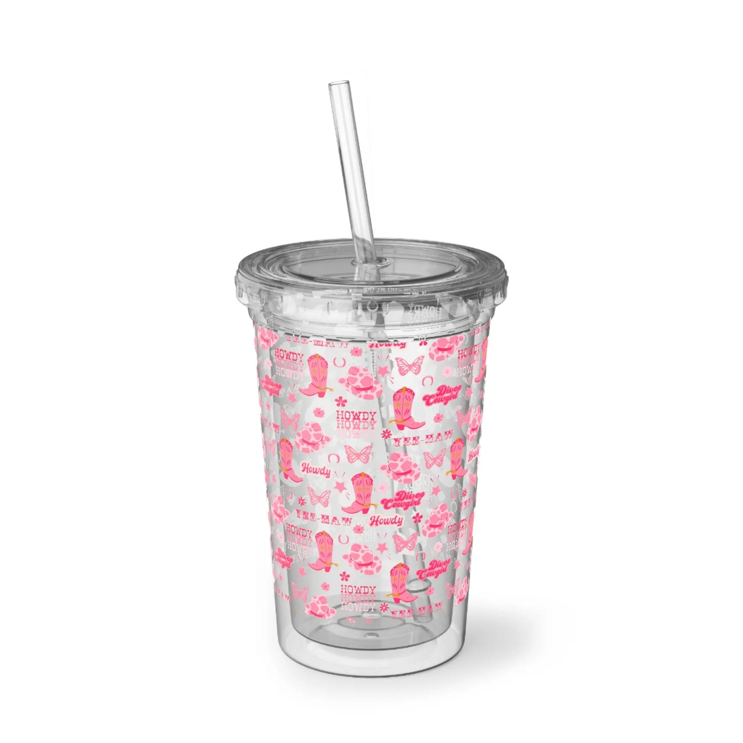 Disco Cowgirl Iced Coffee Cup (16oz) -  Thirstique