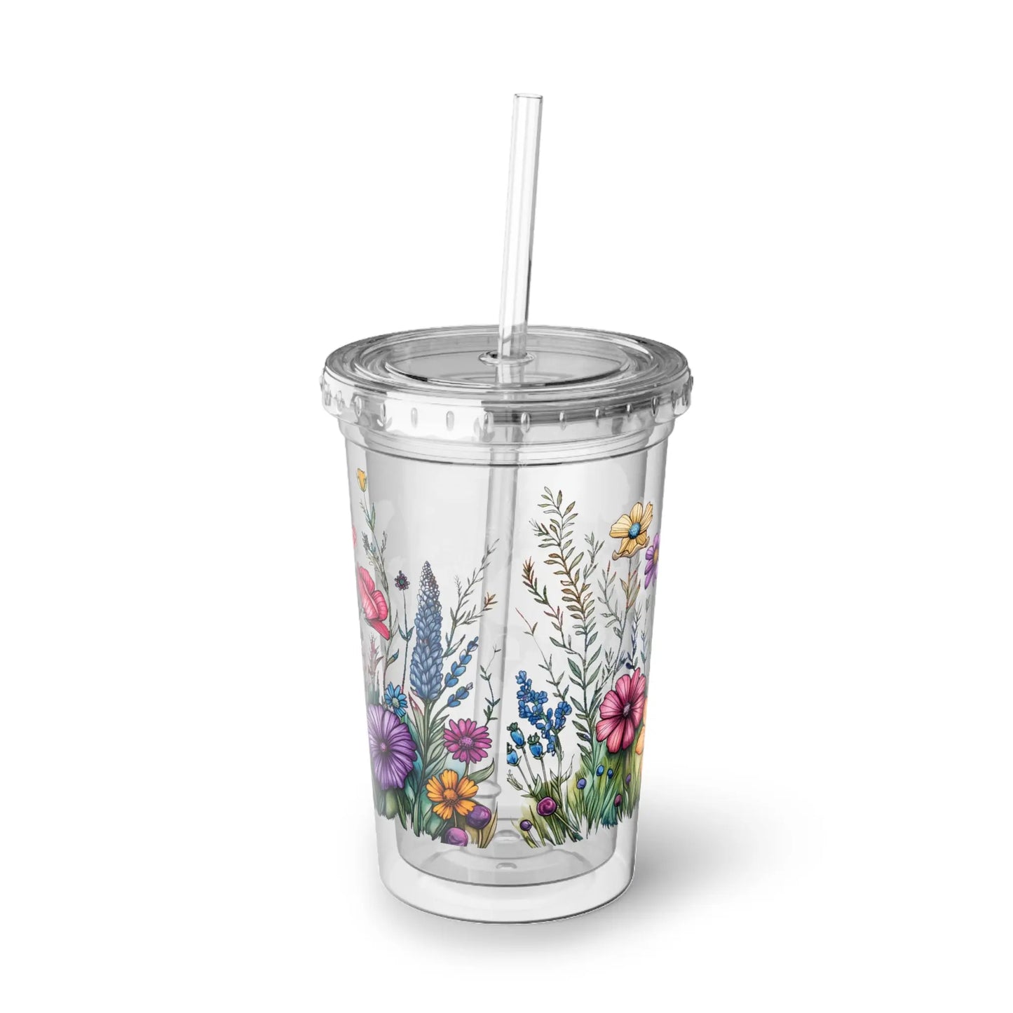 Wildflowers Insulated Coffee Cup (16oz) -  Thirstique