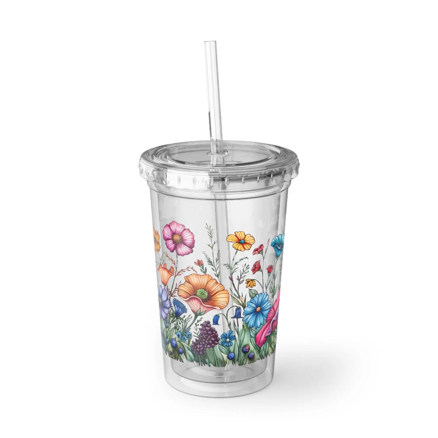 Wildflowers Insulated Coffee Cup (16oz) -  Thirstique