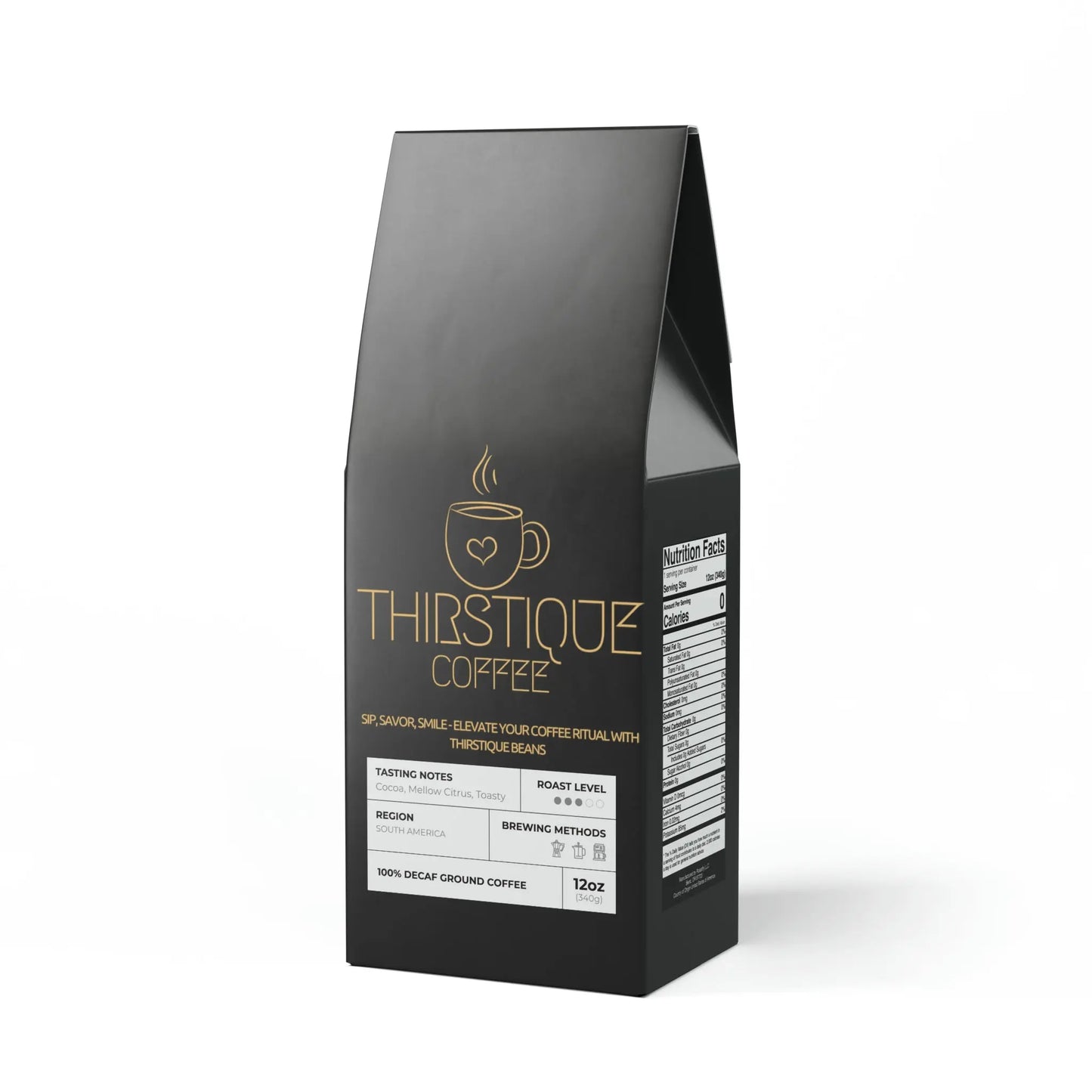 Thirstique's Signature Decaf Blend: Sip the Difference (Medium Roast Coffee) -  Thirstique