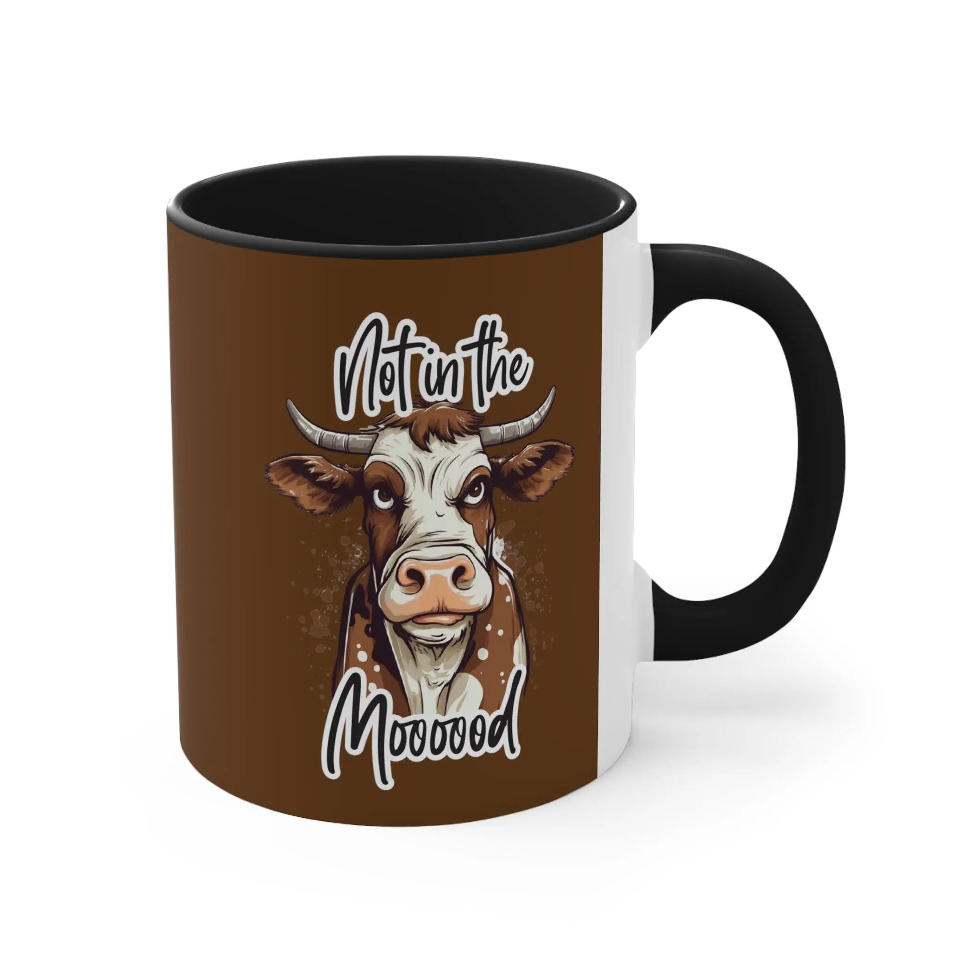 "Not in the Moood" Ceramic Coffee Mug (Black | 11oz) -  Thirstique