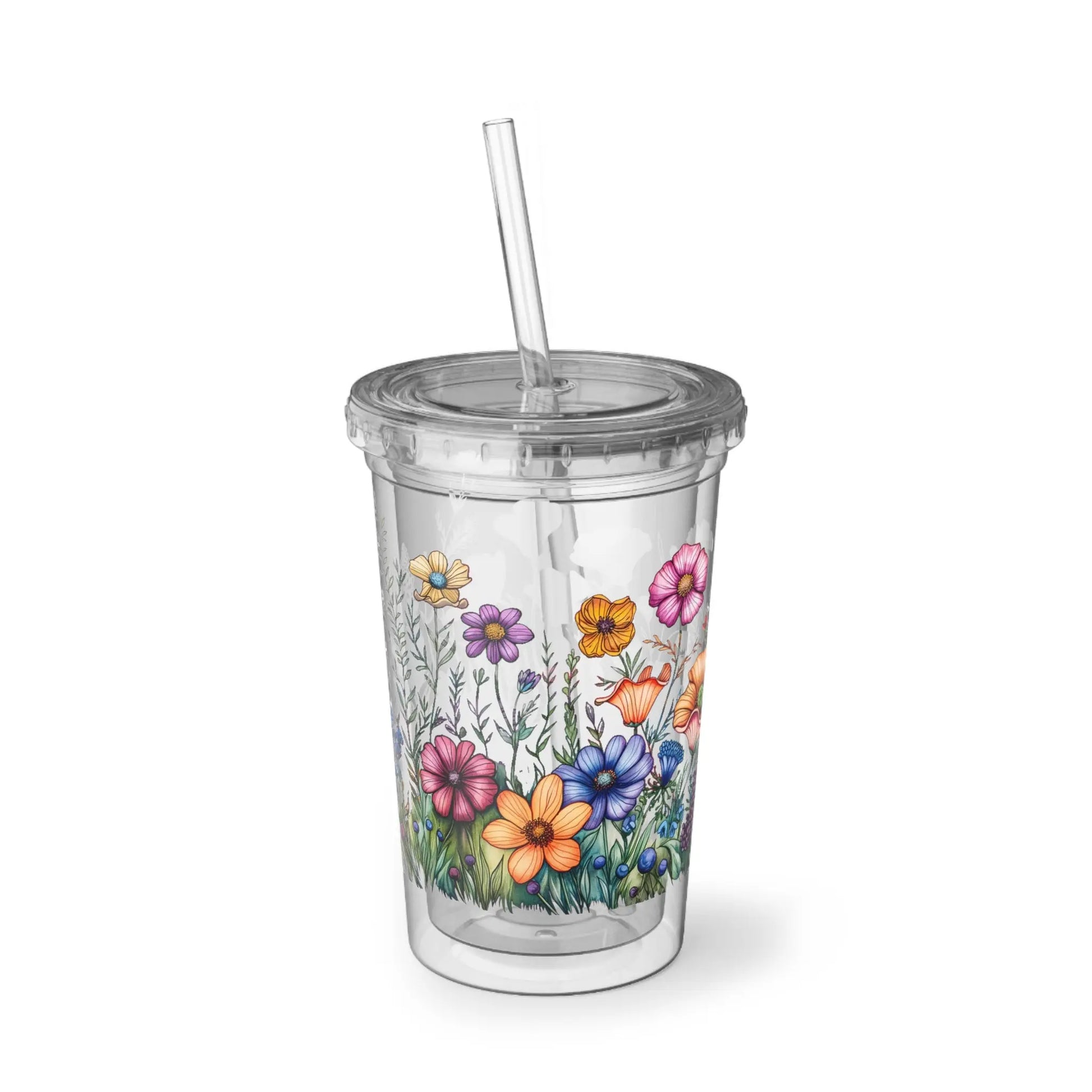 Wildflowers Insulated Coffee Cup (16oz) -  Thirstique