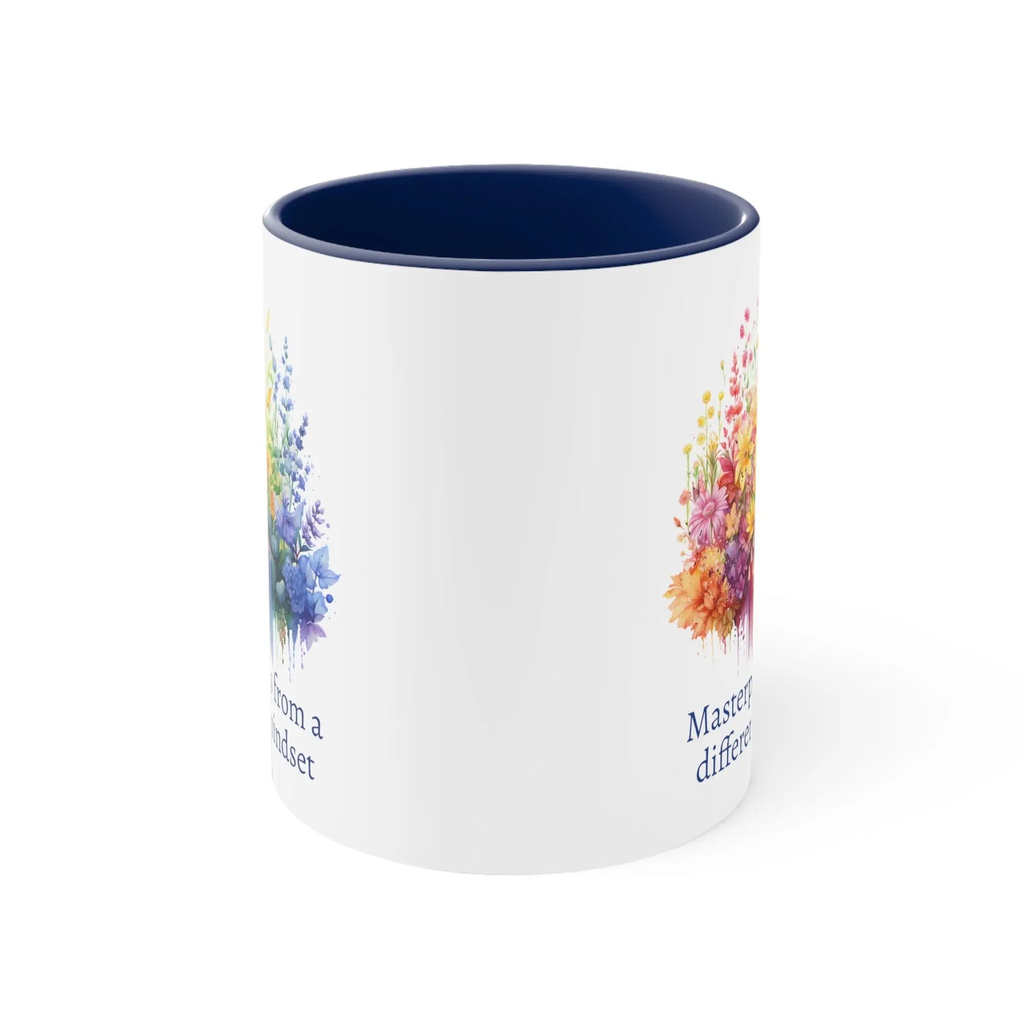 Masterpieces from a different mindset - Autism Awareness  Mug (White with Accent Colour | 11oz) -  Thirstique