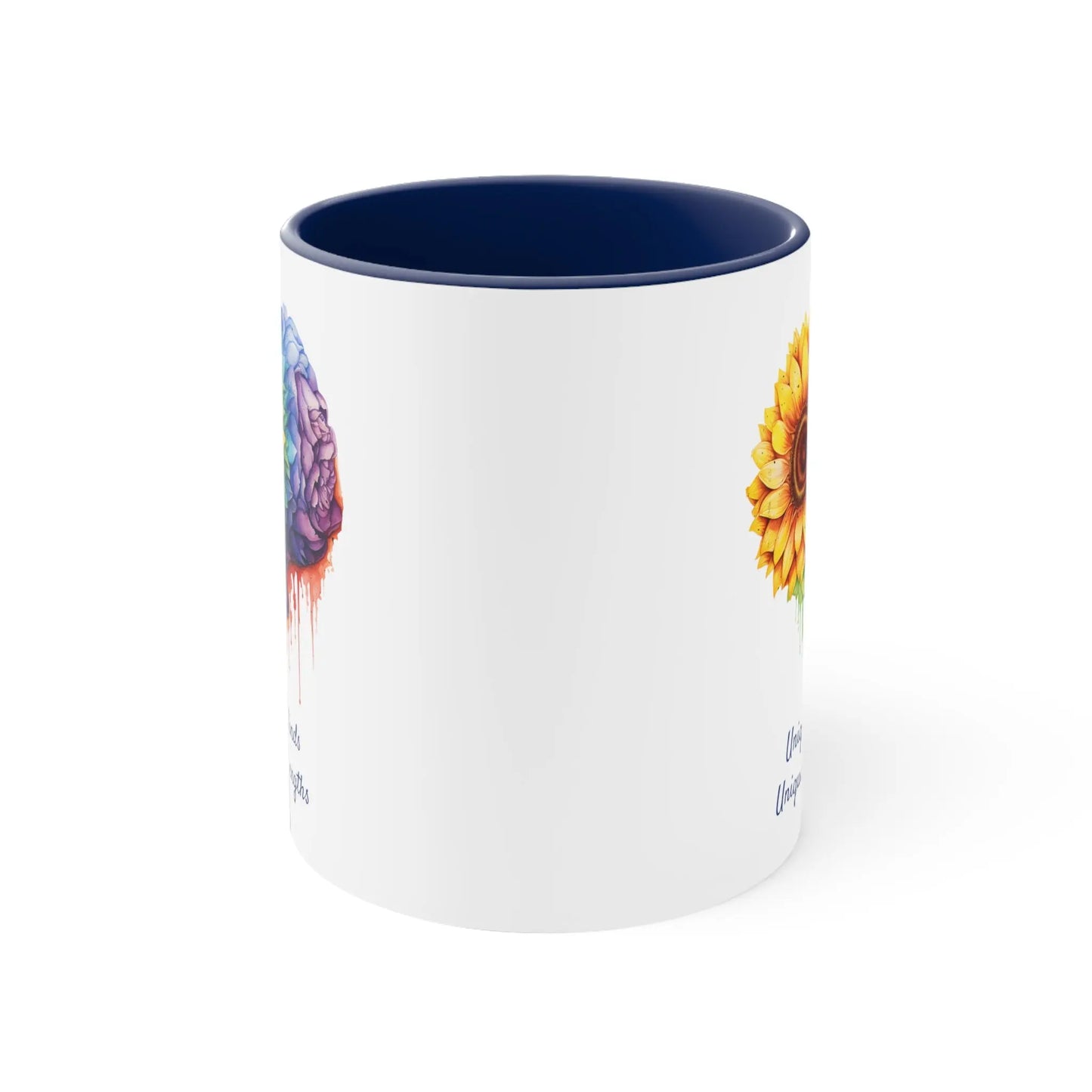 Unique Minds, Unique Strengths   - Autism Awareness Mug (White with Accent Colour | 11oz) -  Thirstique