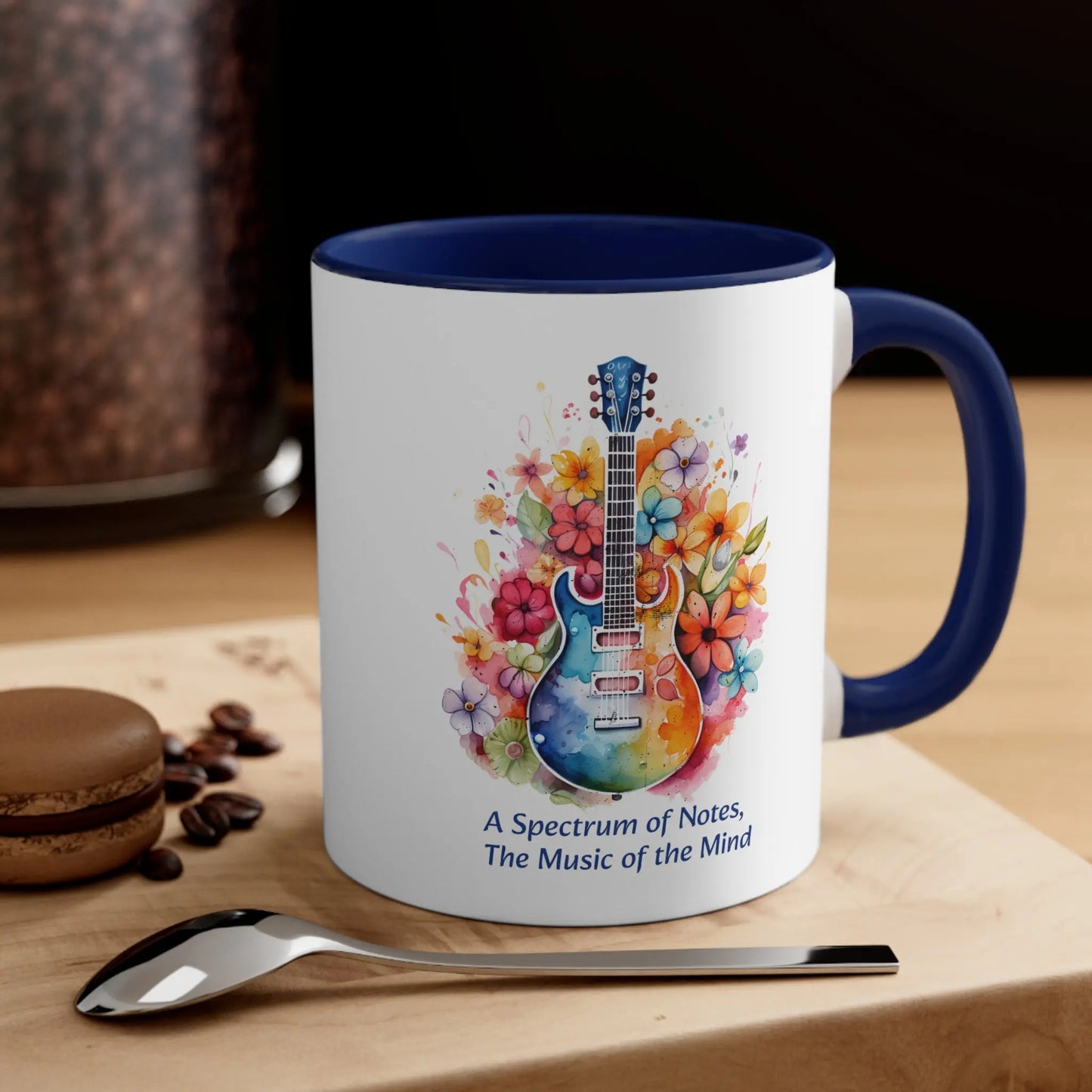 A Spectrum of Notes, The Music of the Mind - Autism Awareness Mug (White with Accent Colour | 11oz) -  Thirstique