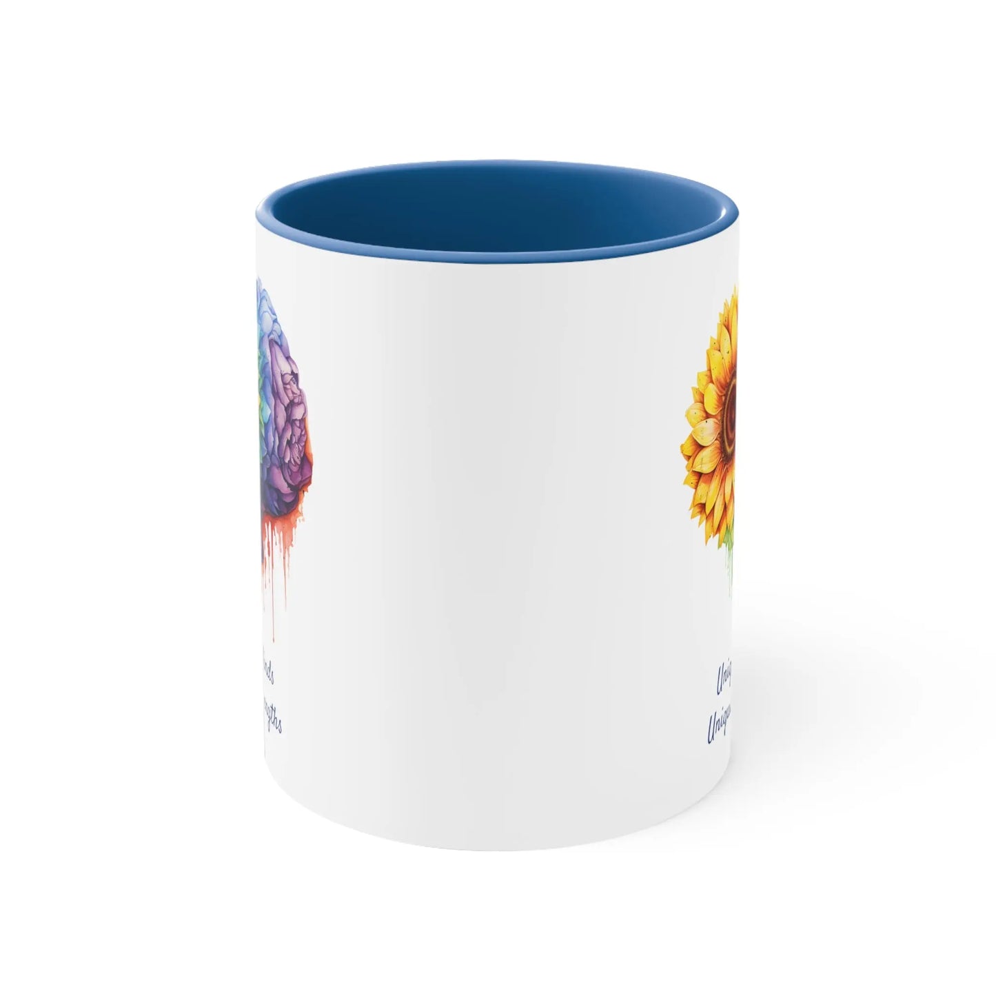 Unique Minds, Unique Strengths   - Autism Awareness Mug (White with Accent Colour | 11oz) -  Thirstique