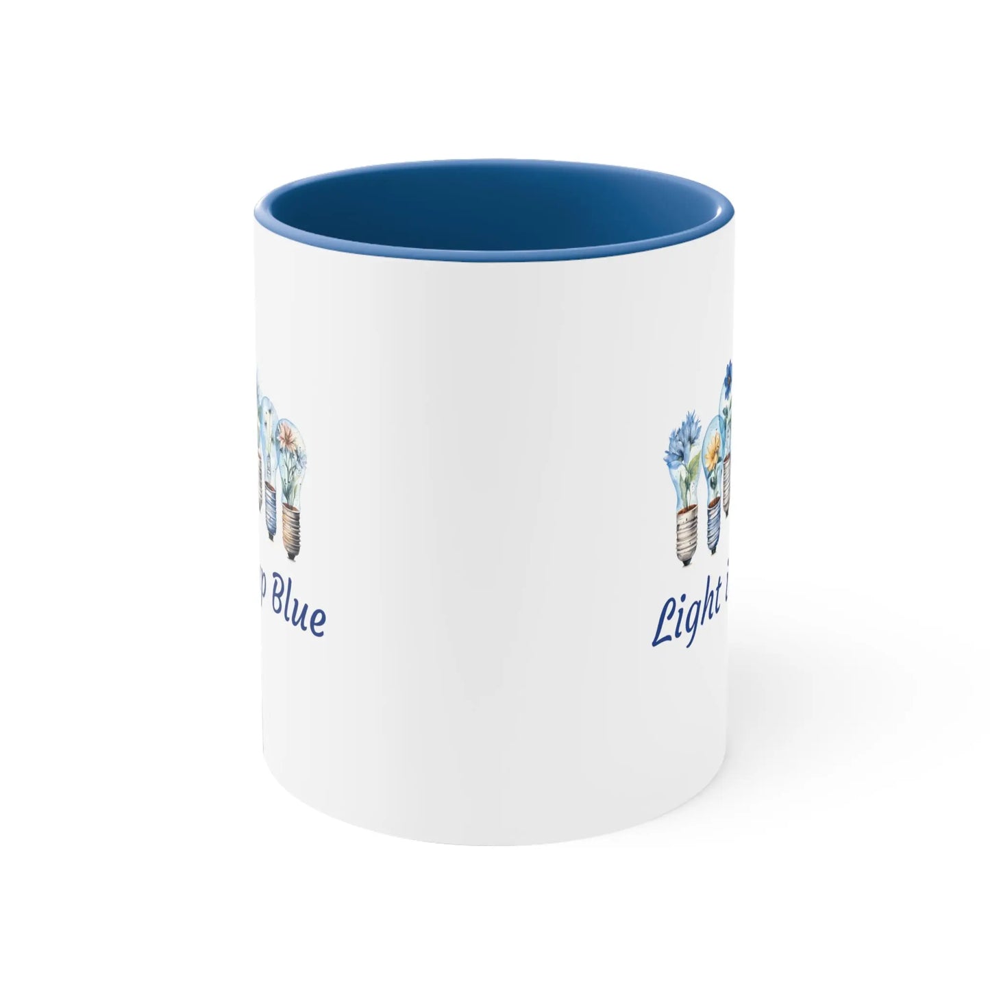 Light it up blue - Autism Awareness Mug (White with Accent Colour | 11oz) -  Thirstique