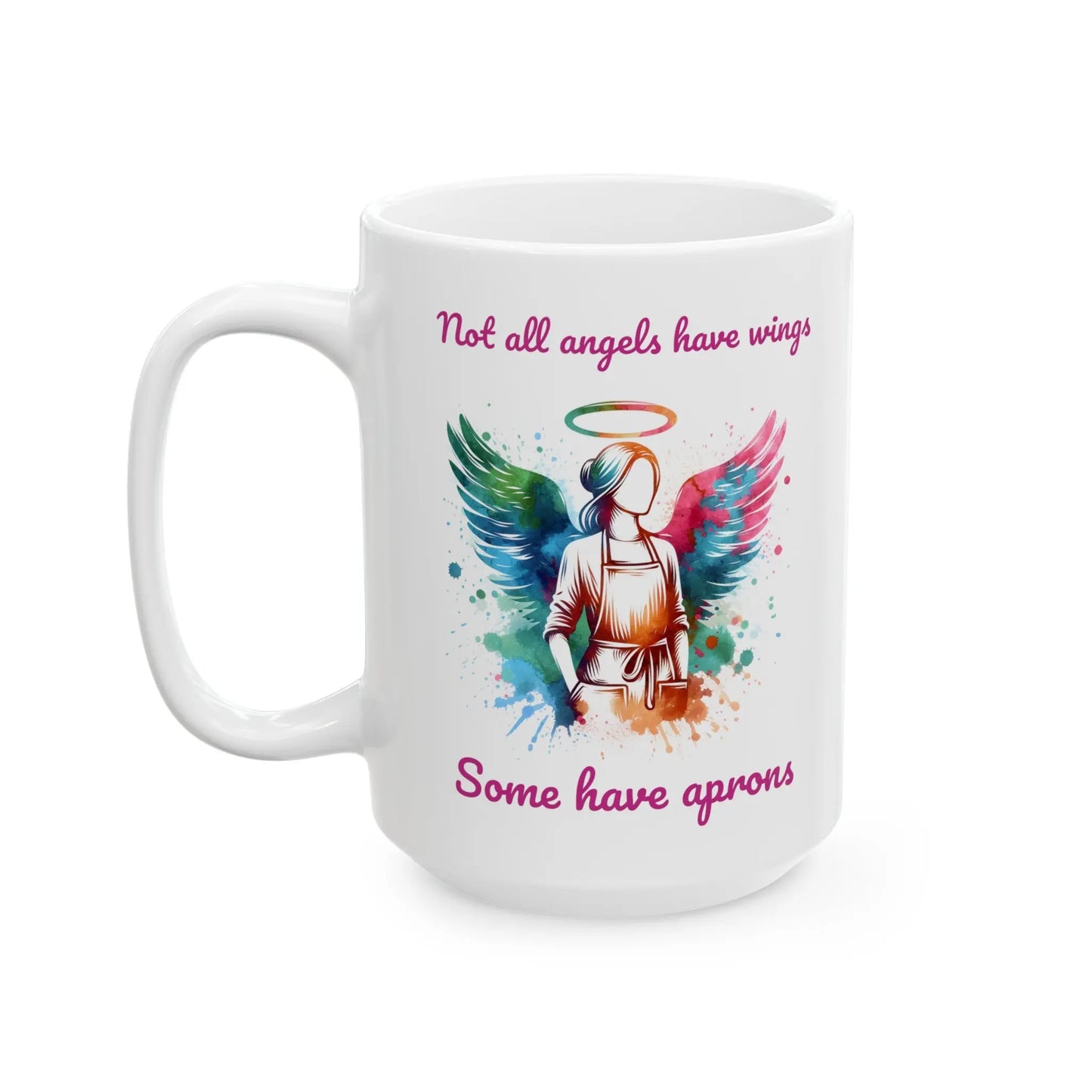 Apron Angel Homemaker's Ceramic Mug  (11oz, 15oz) Printify