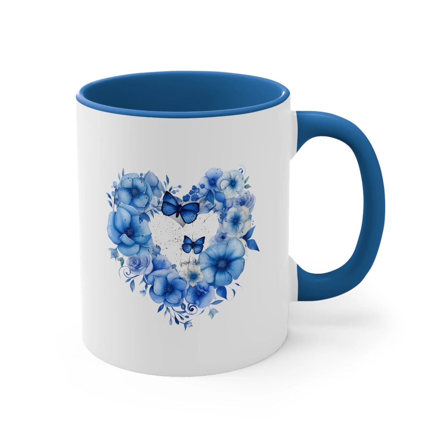 Autism Awareness Heart Mug (White with Accent Colour | 11oz) -  Thirstique