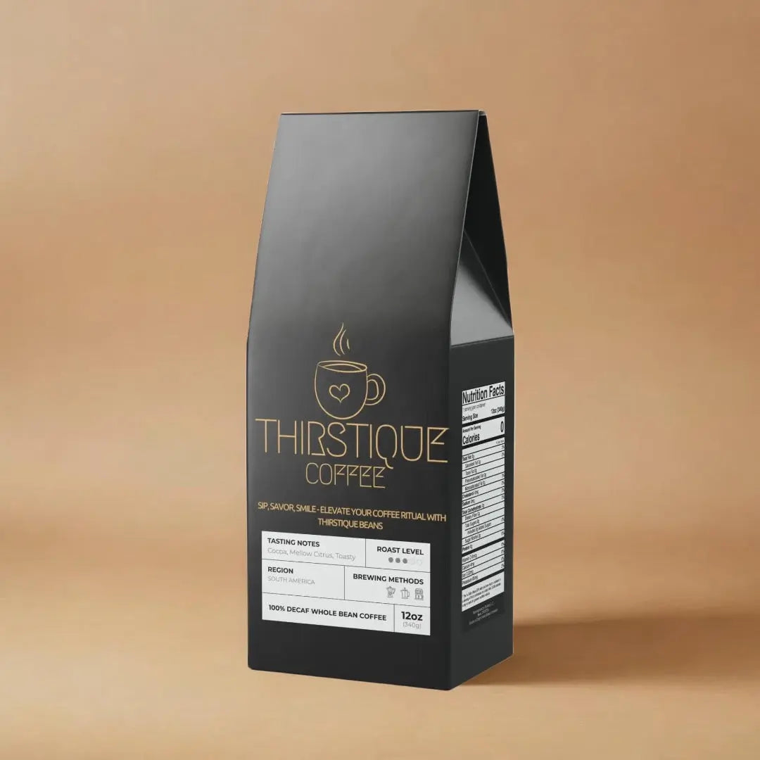 Thirstique's Signature Decaf Blend: Sip the Difference (Medium Roast Coffee) -  Thirstique