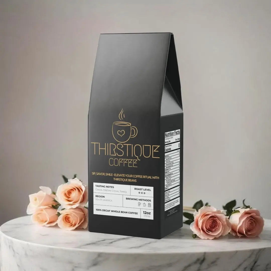 Thirstique's Signature Decaf Blend: Sip the Difference (Medium Roast Coffee) -  Thirstique