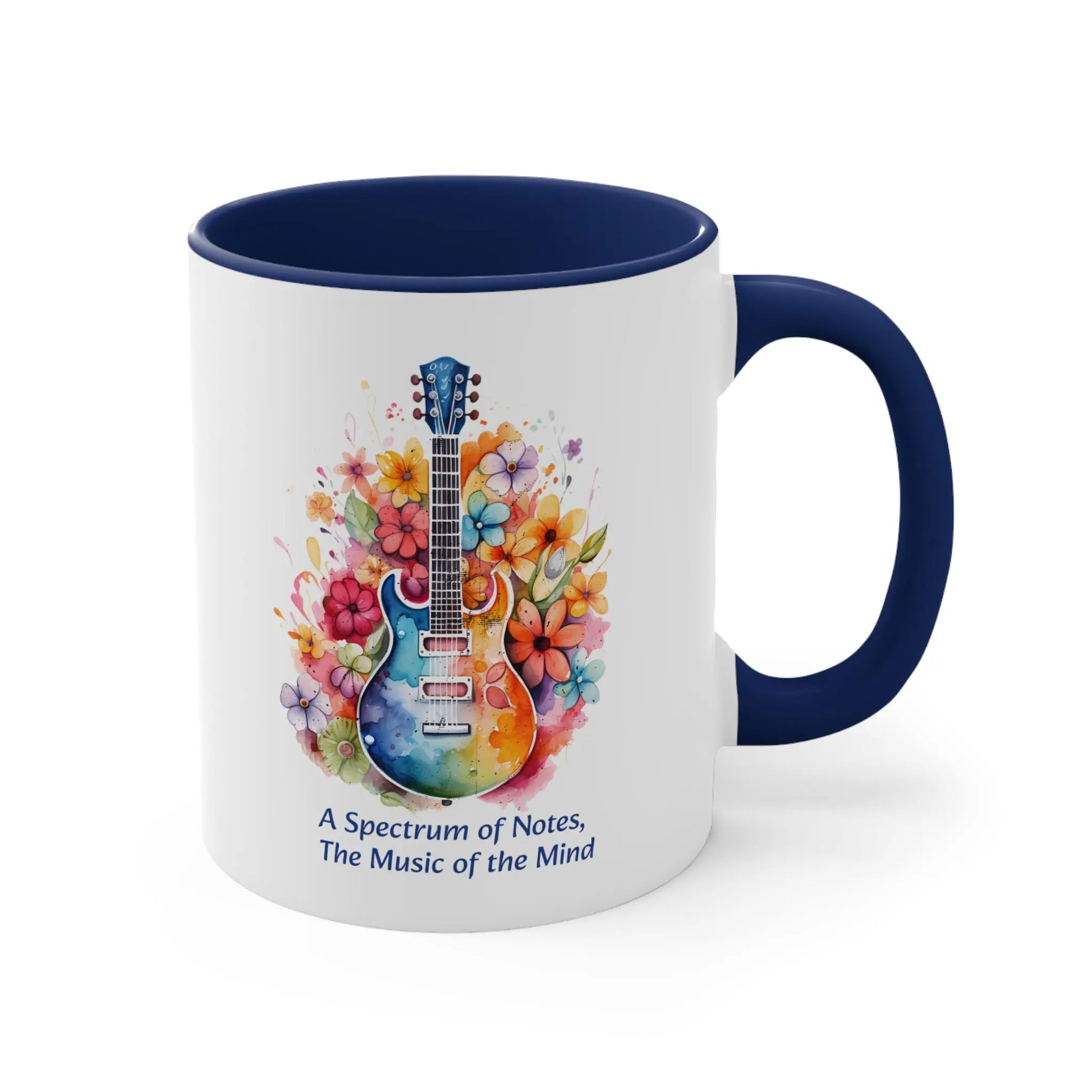 A Spectrum of Notes, The Music of the Mind - Autism Awareness Mug (White with Accent Colour | 11oz) -  Thirstique