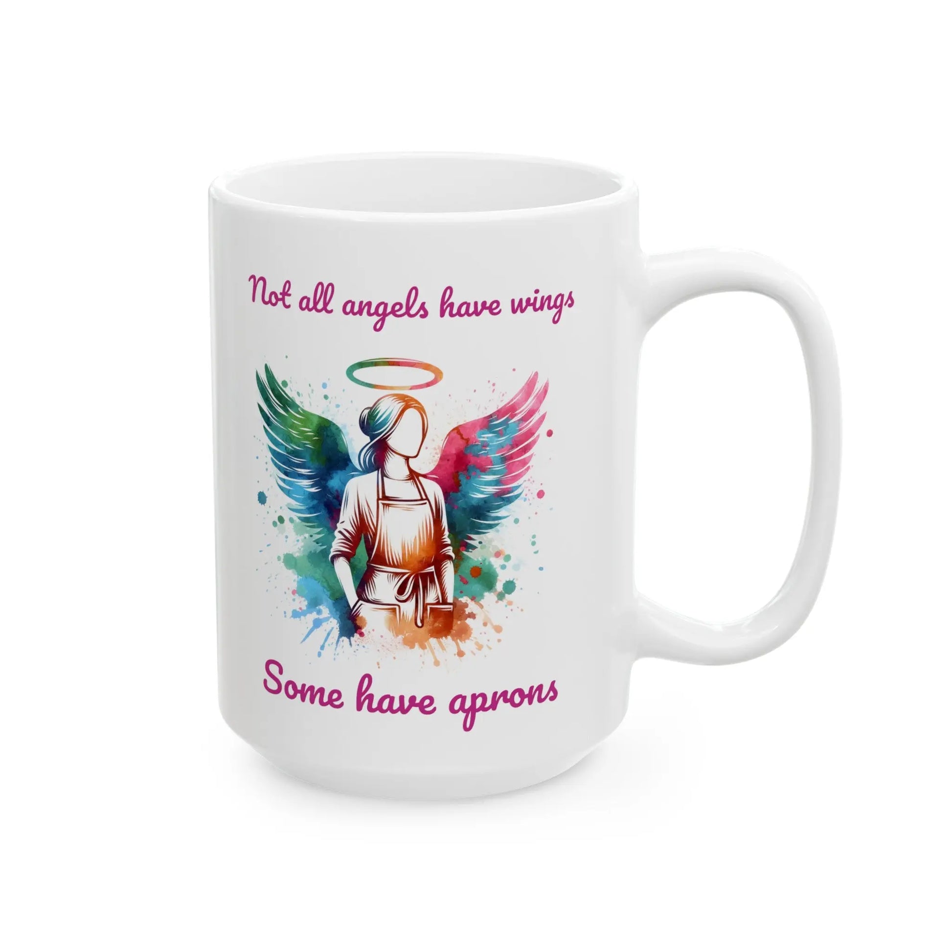 Apron Angel Homemaker's Ceramic Mug  (11oz, 15oz) Printify