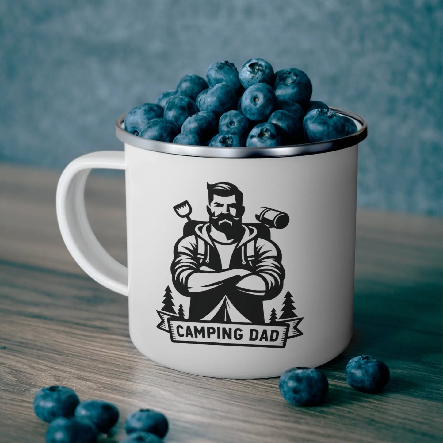 Camping Dad Enamel Camping Mug (12oz) -  Thirstique