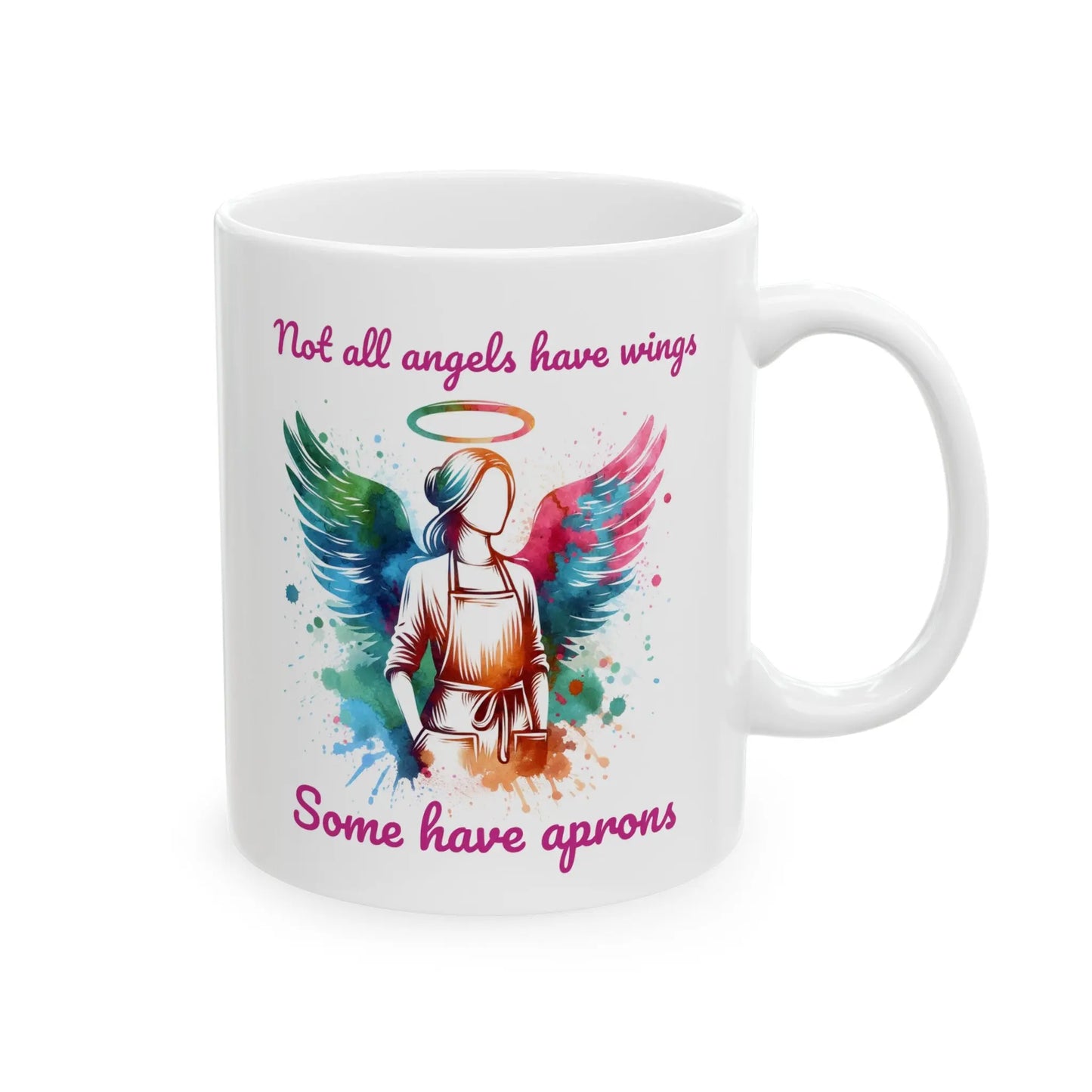 Apron Angel Homemaker's Ceramic Mug  (11oz, 15oz) Printify