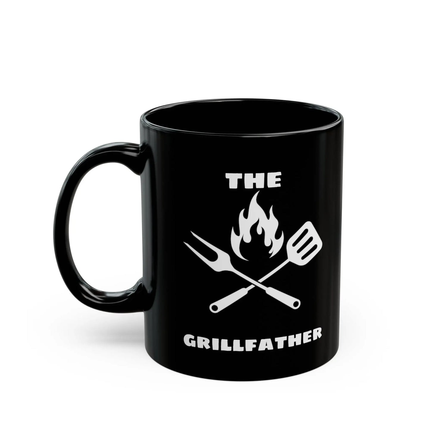 The Grillfather BBQ Mug Black Ceramic Mug (11oz, 15oz) -  Thirstique