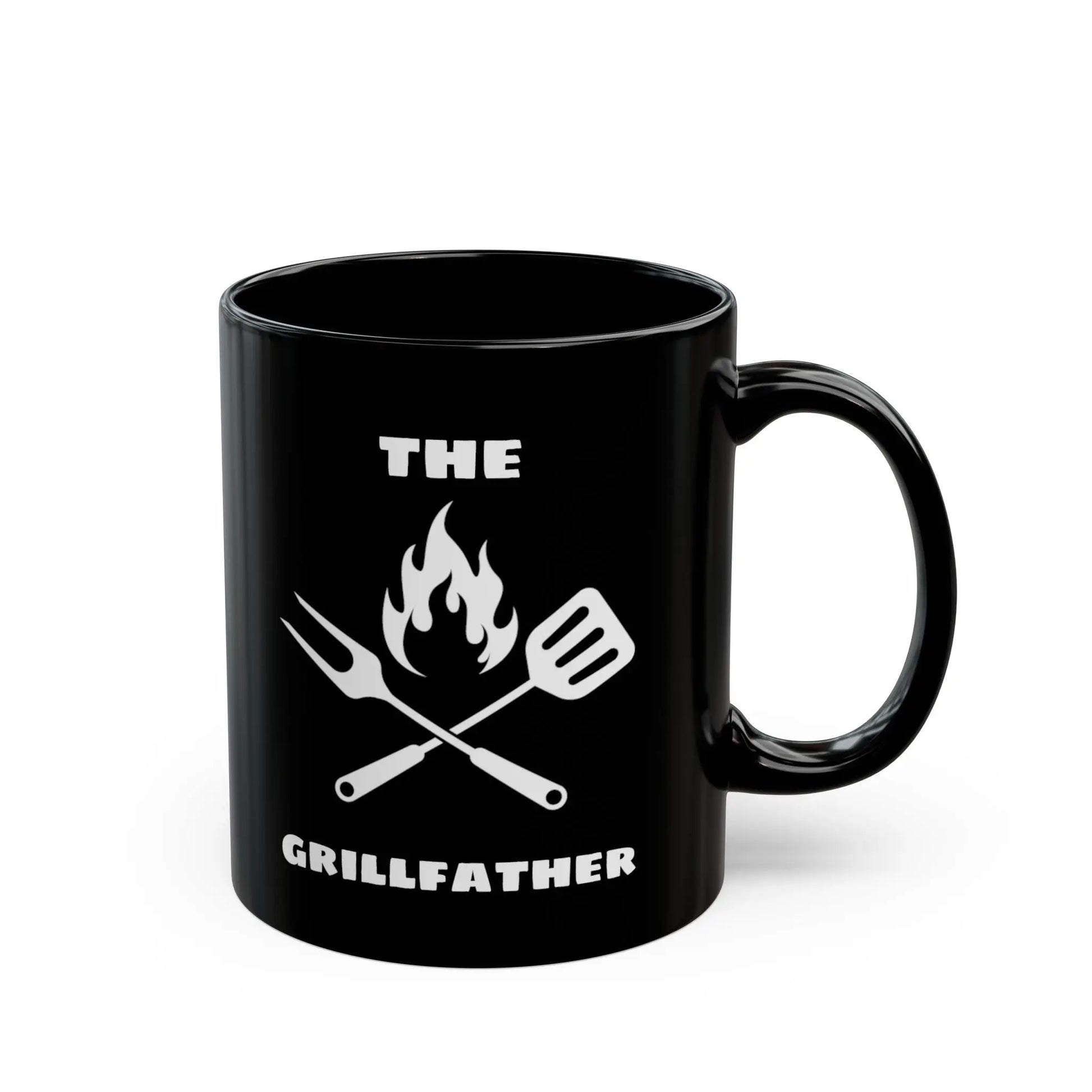 The Grillfather BBQ Mug Black Ceramic Mug (11oz, 15oz) -  Thirstique