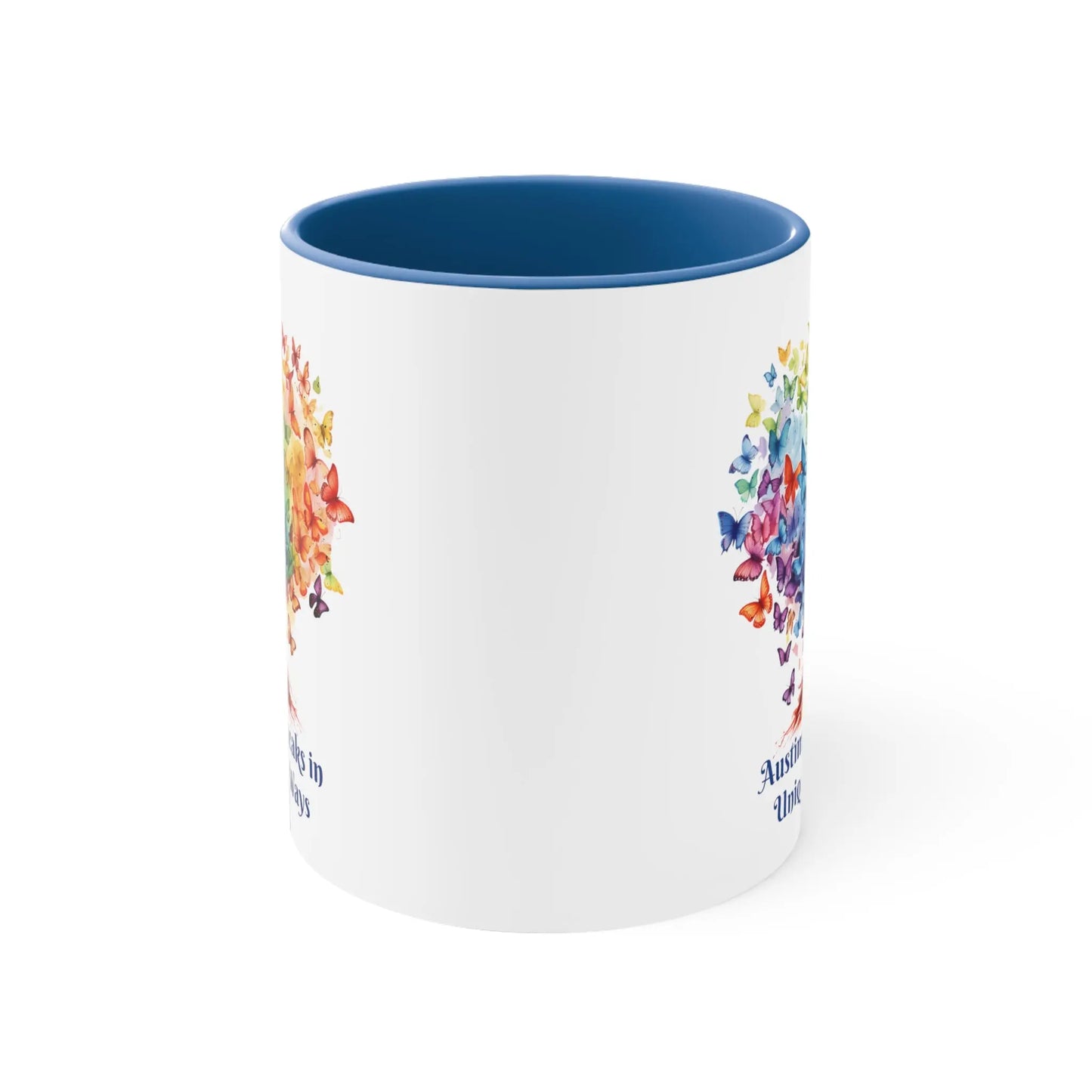 Autism Speaks in Unique Ways  - Autism Awareness  Mug (White with Accent Colour | 11oz) -  Thirstique