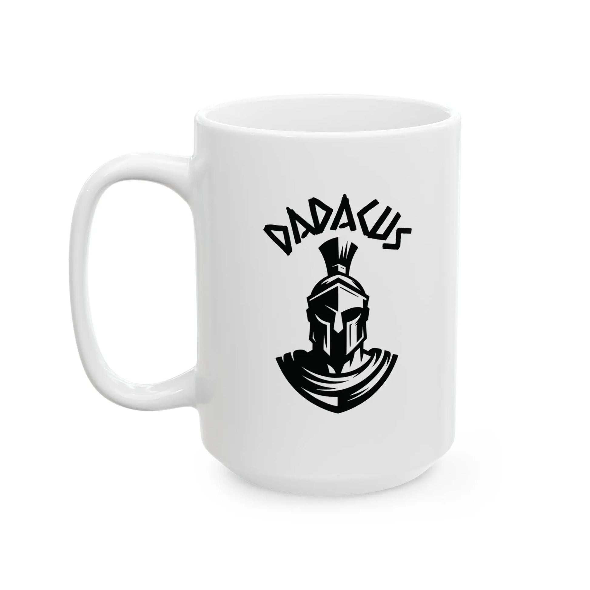 Dadacus Warrior White Ceramic Mug  (11oz, 15oz) -  Thirstique