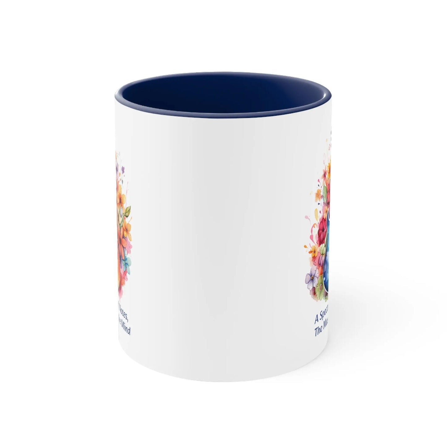 A Spectrum of Notes, The Music of the Mind - Autism Awareness Mug (White with Accent Colour | 11oz) -  Thirstique