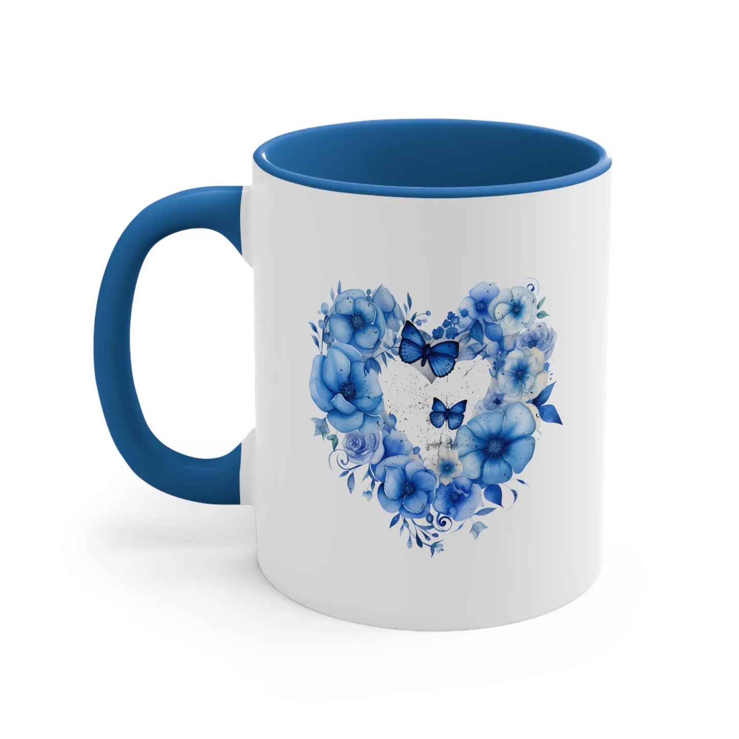 Autism Awareness Heart Mug (White with Accent Colour | 11oz) -  Thirstique