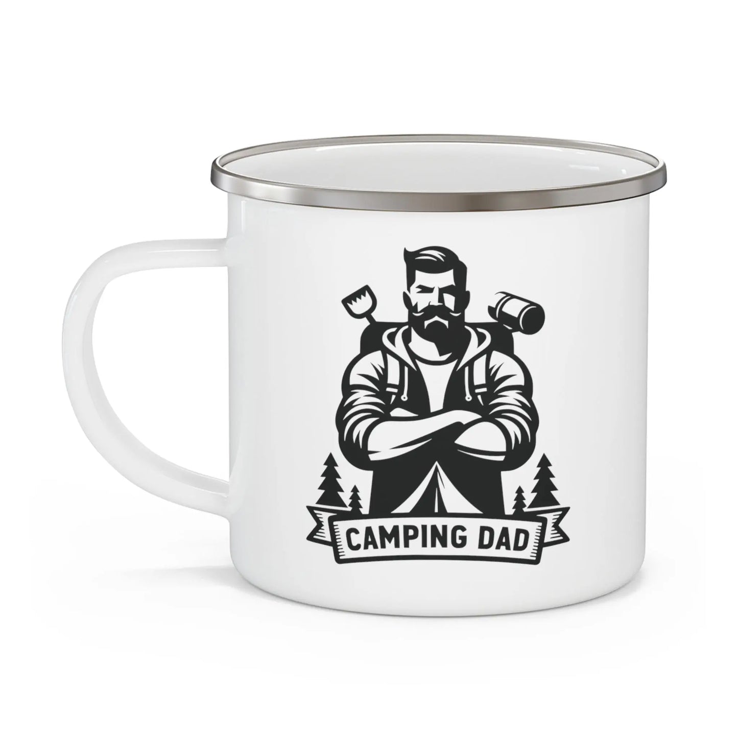 Camping Dad Enamel Camping Mug (12oz) -  Thirstique