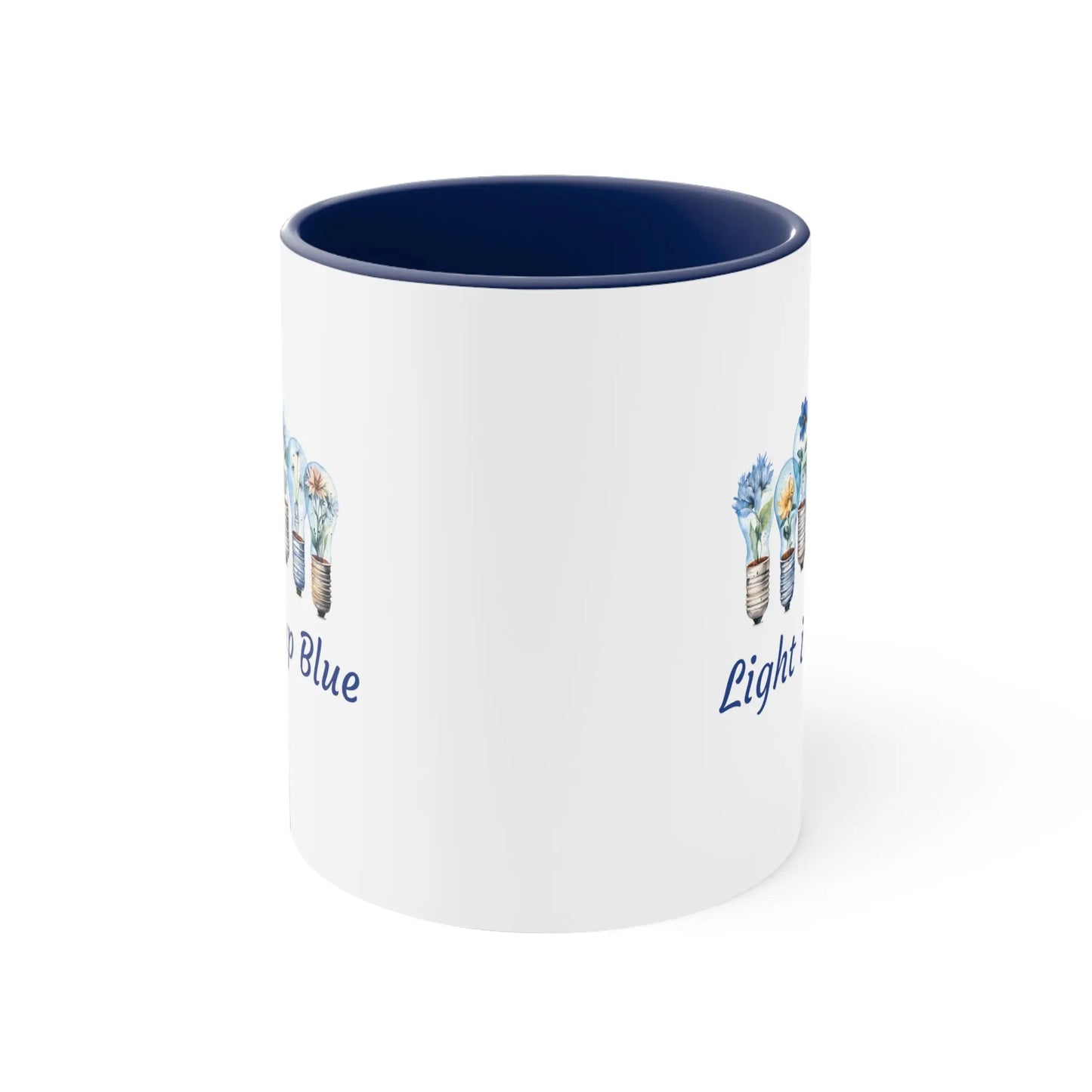 Light it up blue - Autism Awareness Mug (White with Accent Colour | 11oz) -  Thirstique