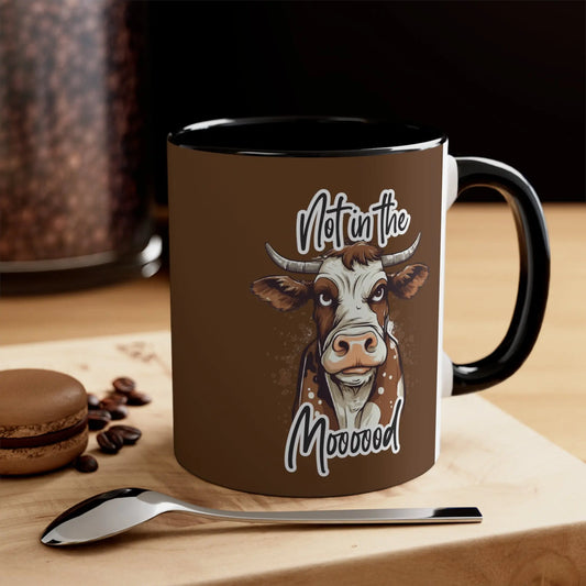 "Not in the Moood" Ceramic Coffee Mug (Black | 11oz) -  Thirstique