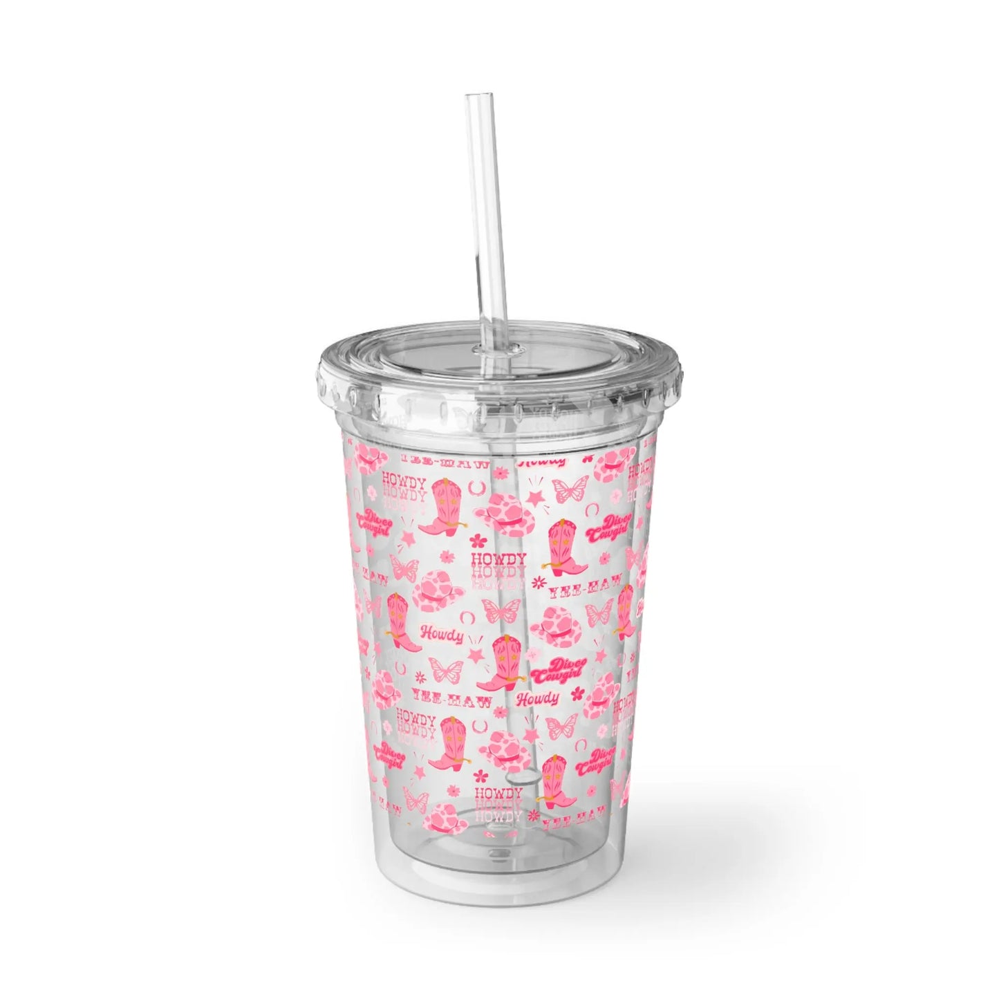 Disco Cowgirl Iced Coffee Cup (16oz) -  Thirstique