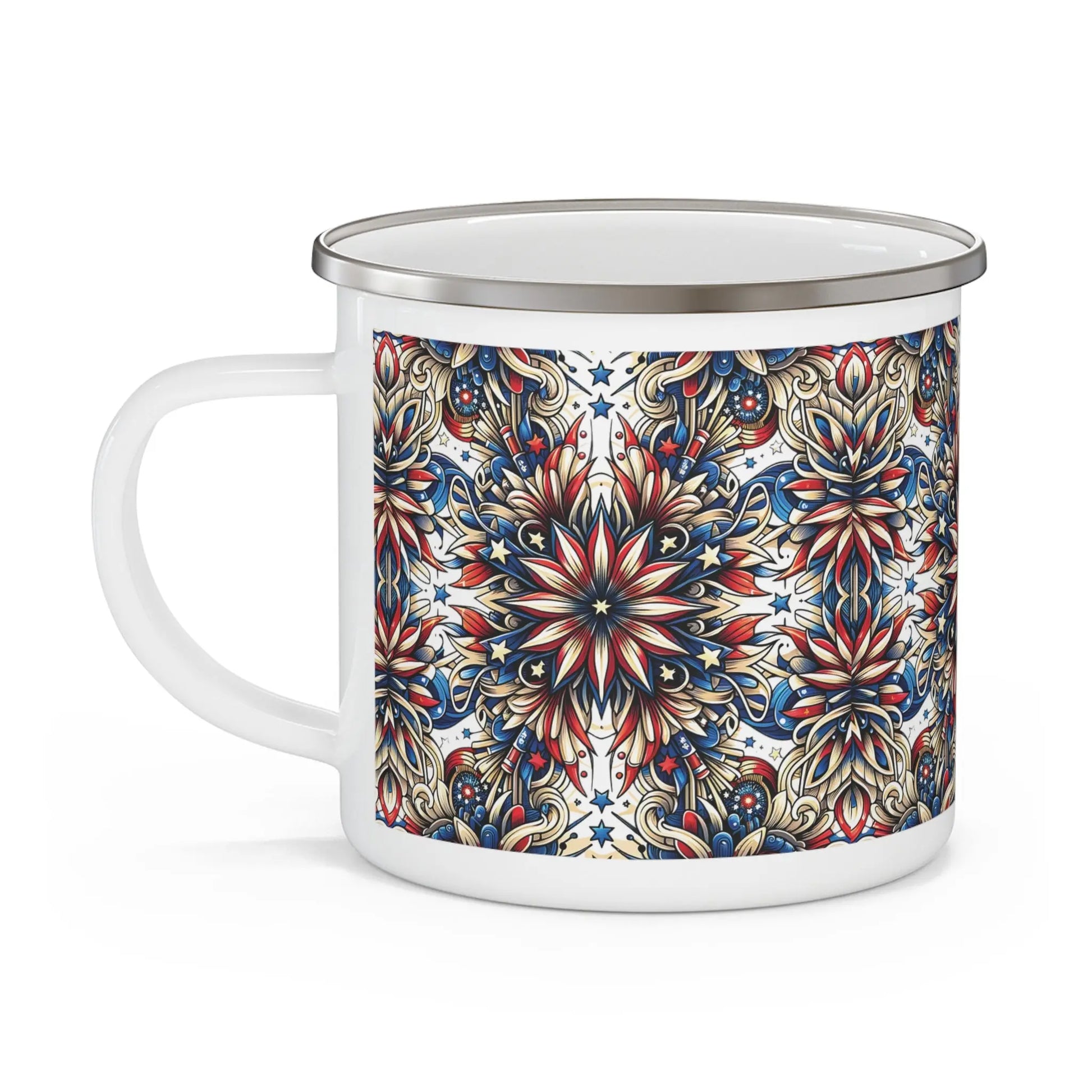 Liberty Bloom Enamel Camping Mug (12oz) -  Thirstique