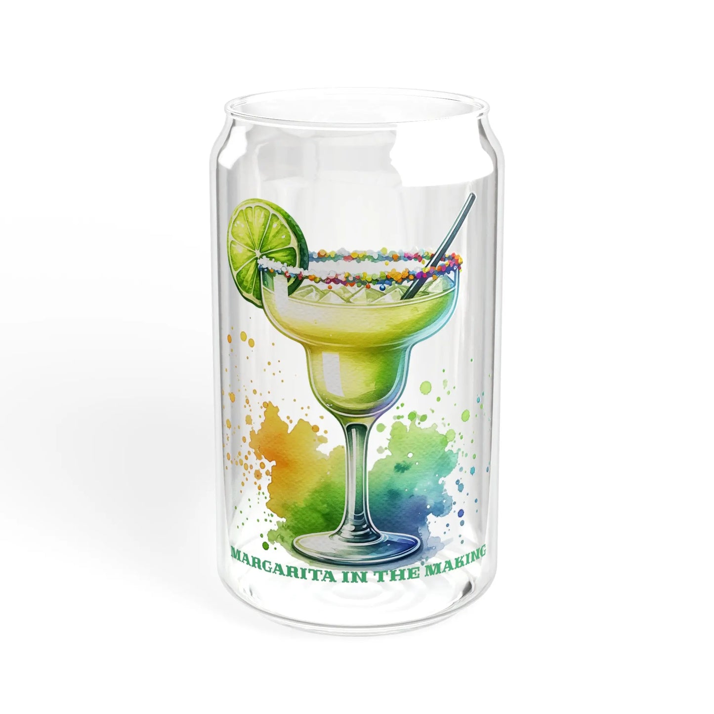 Splash of Fiesta Margarita Sipper Glass (16oz) -  Thirstique